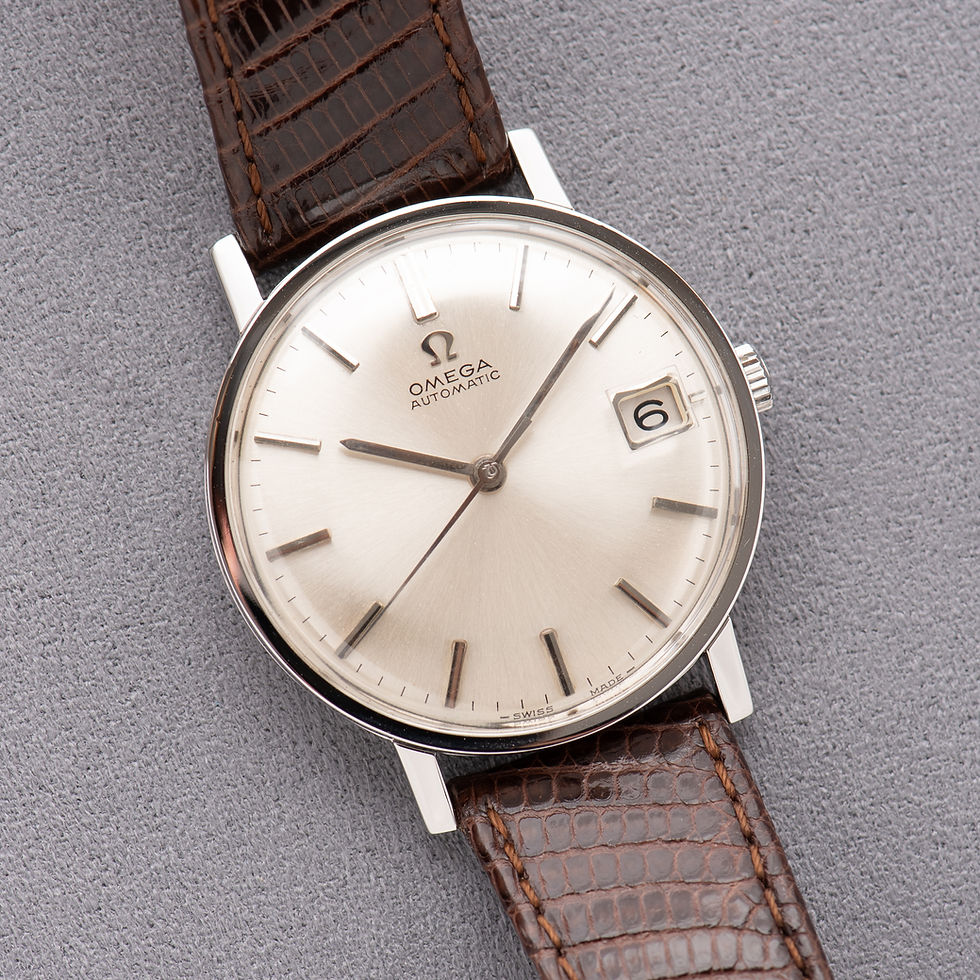 Thumbnail: Omega Automatic Date Dress Watch – Réf. 162.009 – 1964