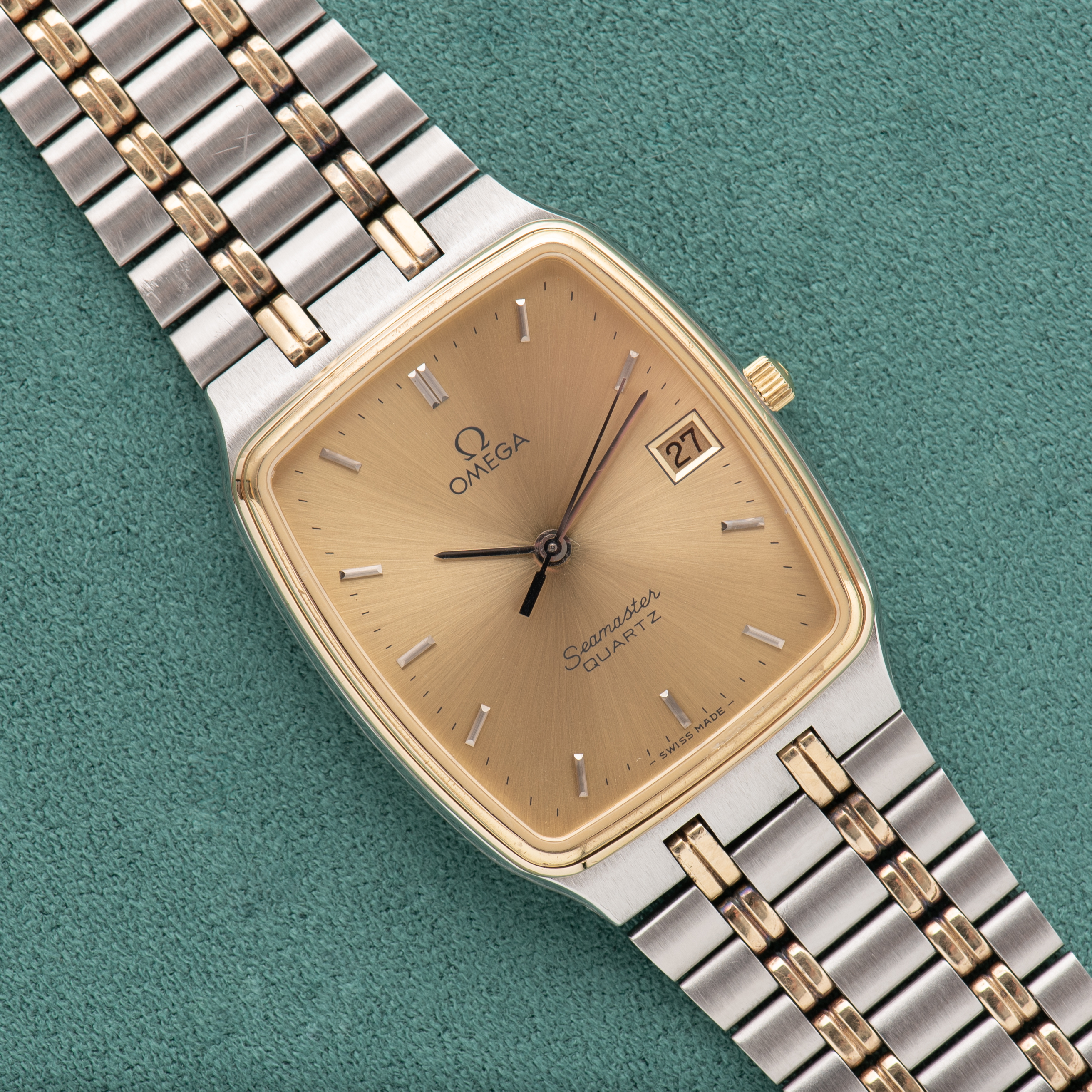 Vue de Omega Seamaster Quartz Gold plated/steel réf 196.0239 from 1984