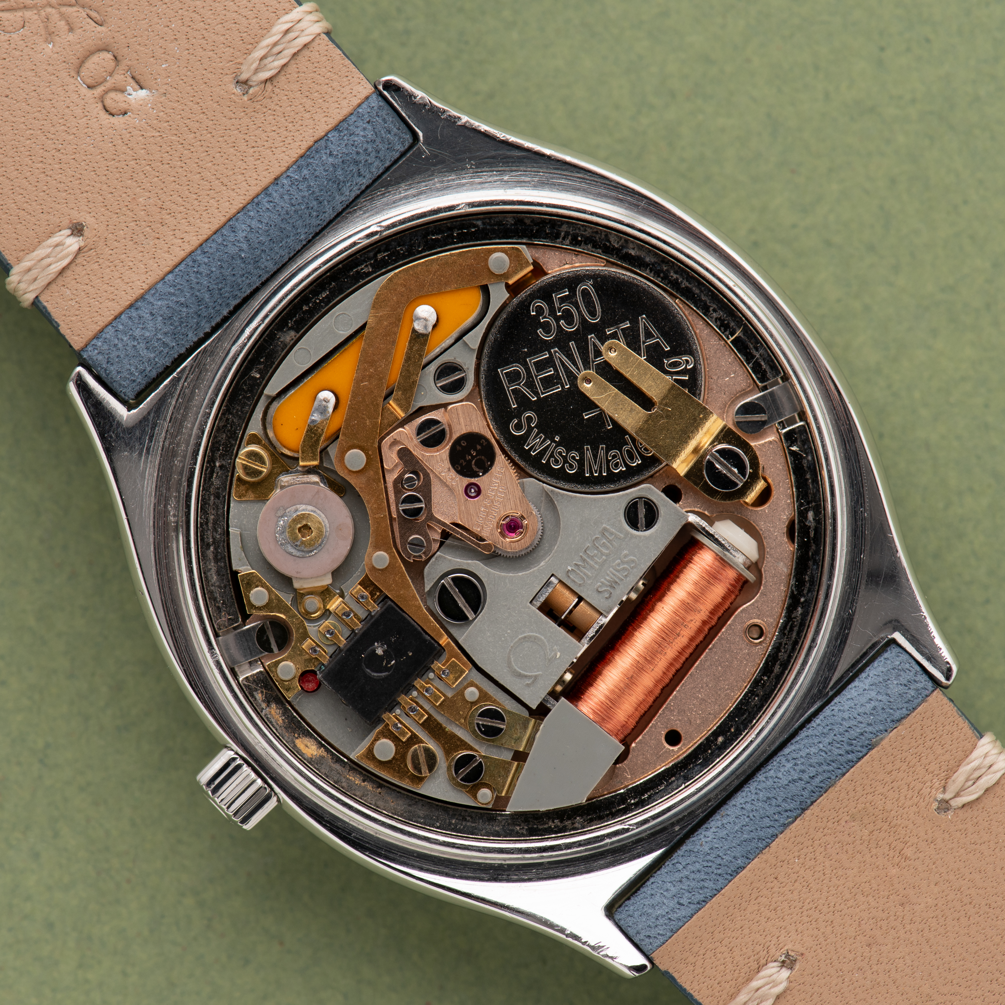Vue de Omega Quartz Seamaster Silver dial réf 196.0072 from 1977