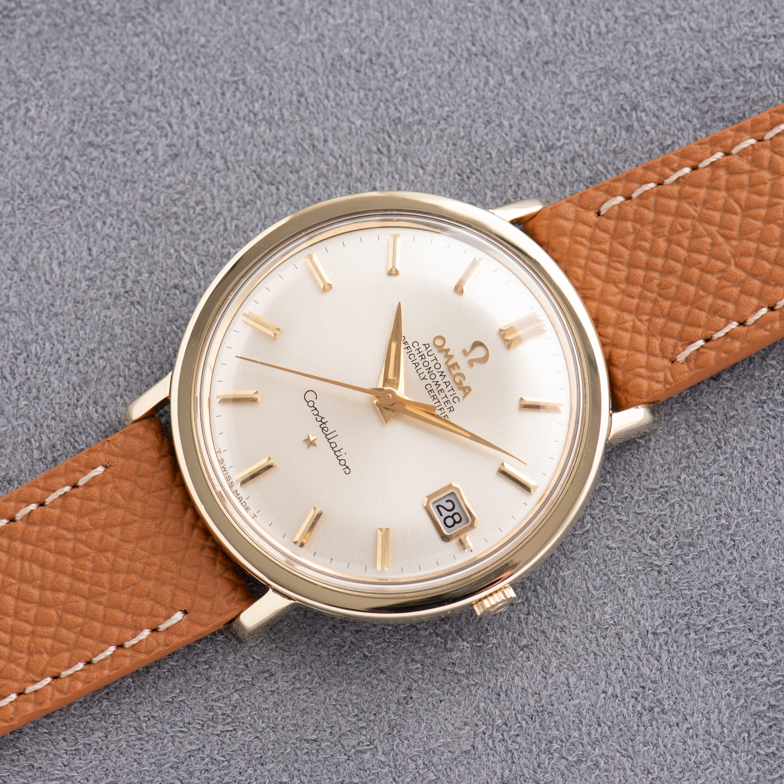 Zicht op Omega Automatic Chronometer Officially Certified Constellation réf 168.004