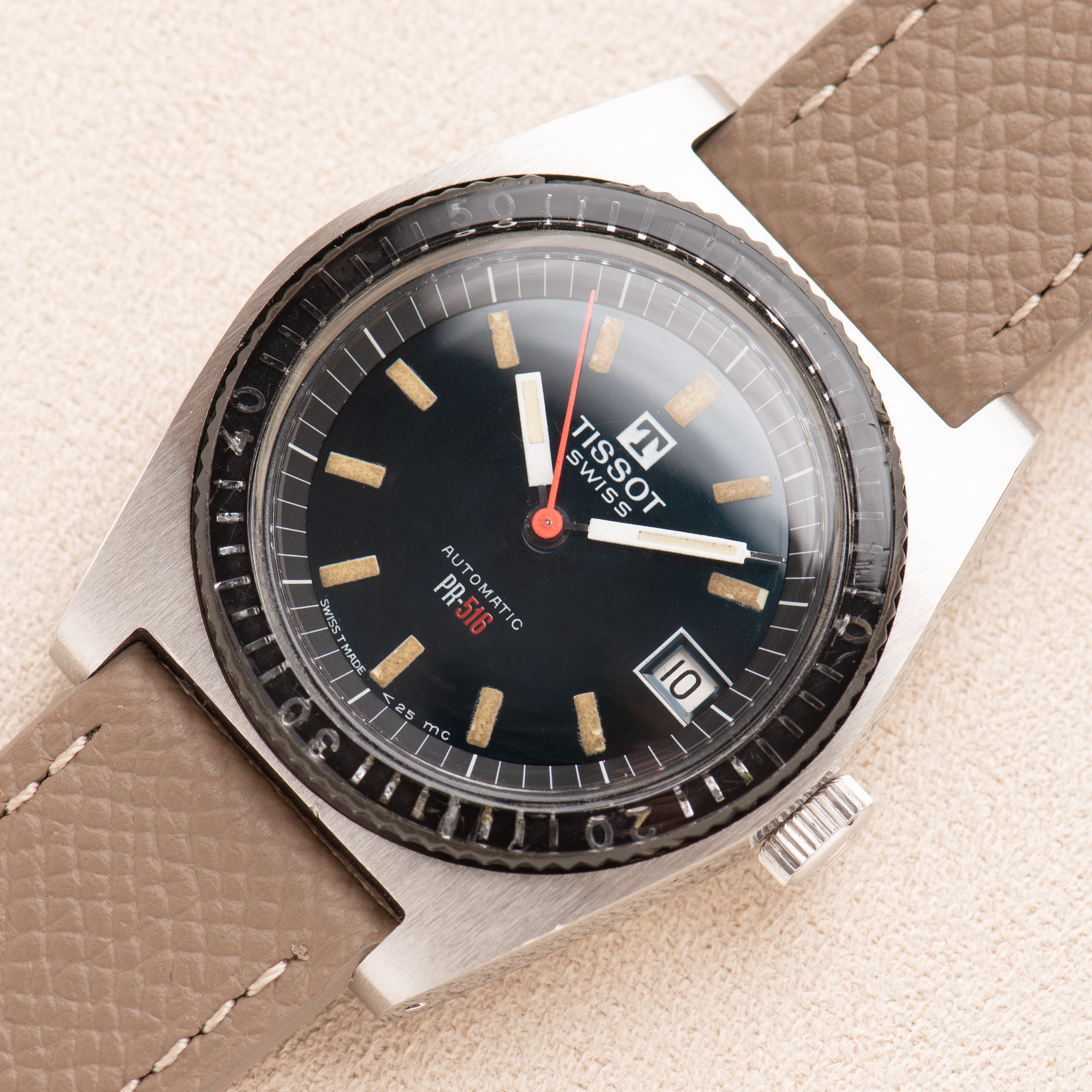 Vue de Tissot PR 516 Automatic "Roger Moore", référence 44622-7X