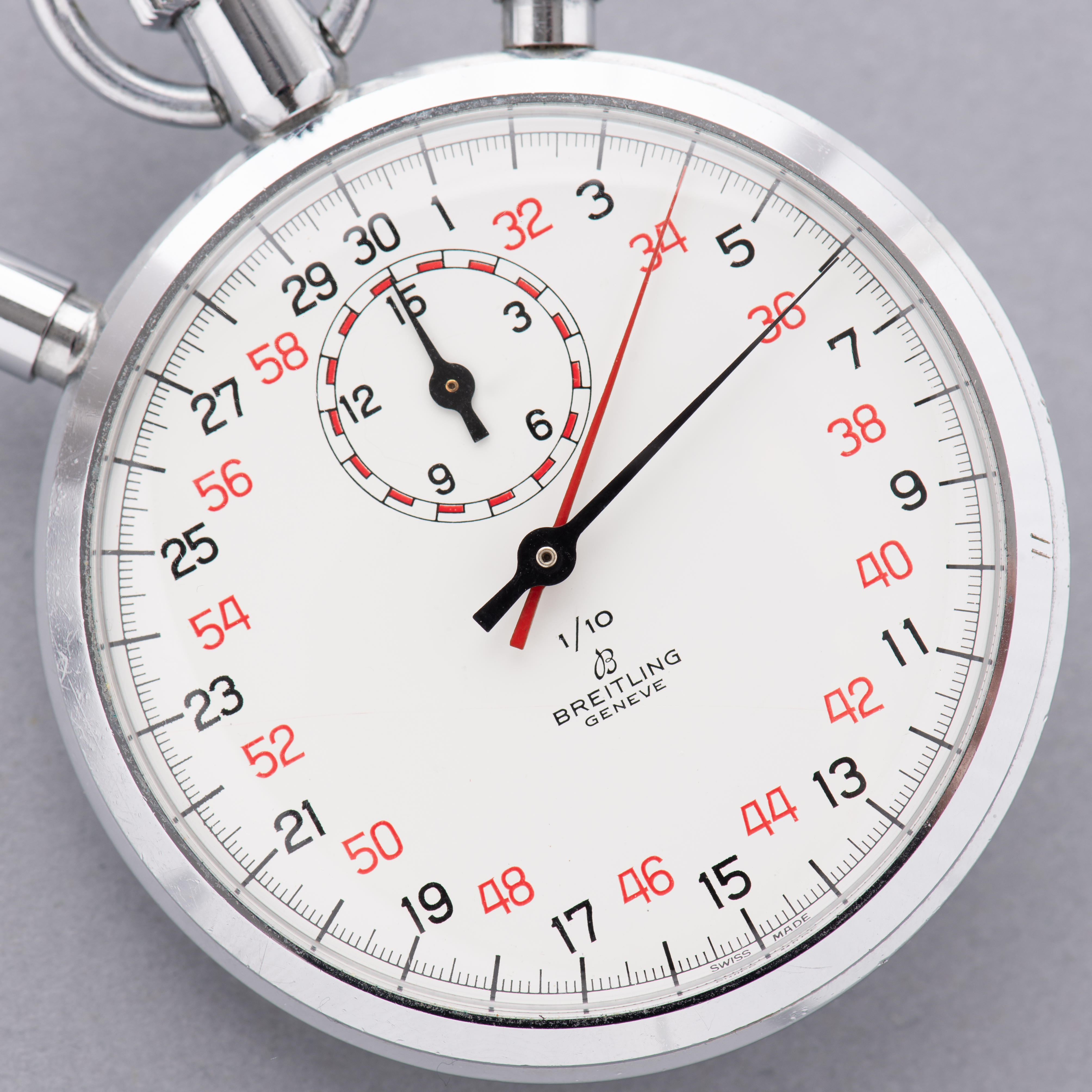 Vue de Breitling Genève 1/10 Chronograph Chronometre Rattrapante