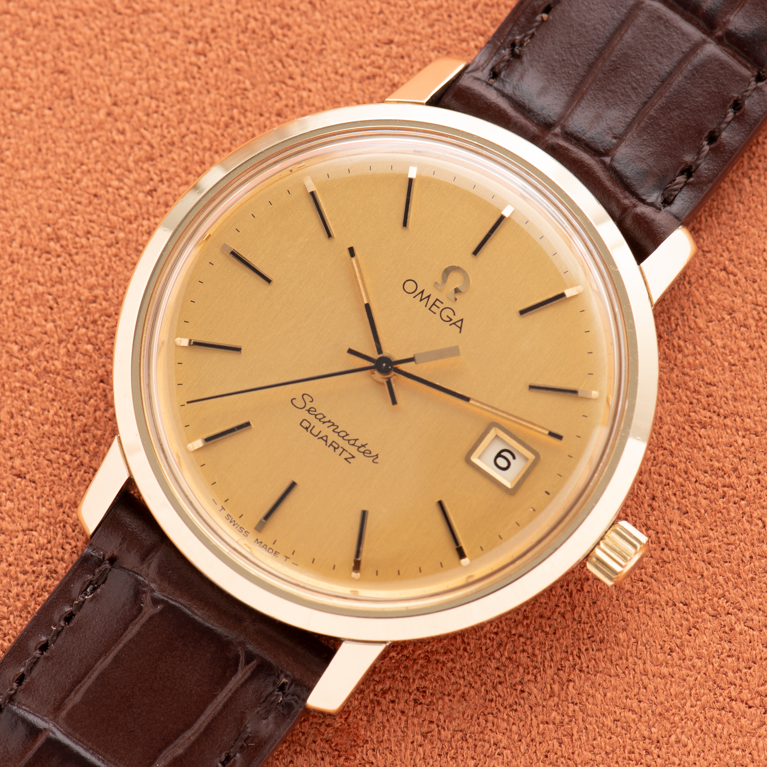 Vue de Omega Seamaster Quartz Gold capped/steel réf 196.4008 from 1979