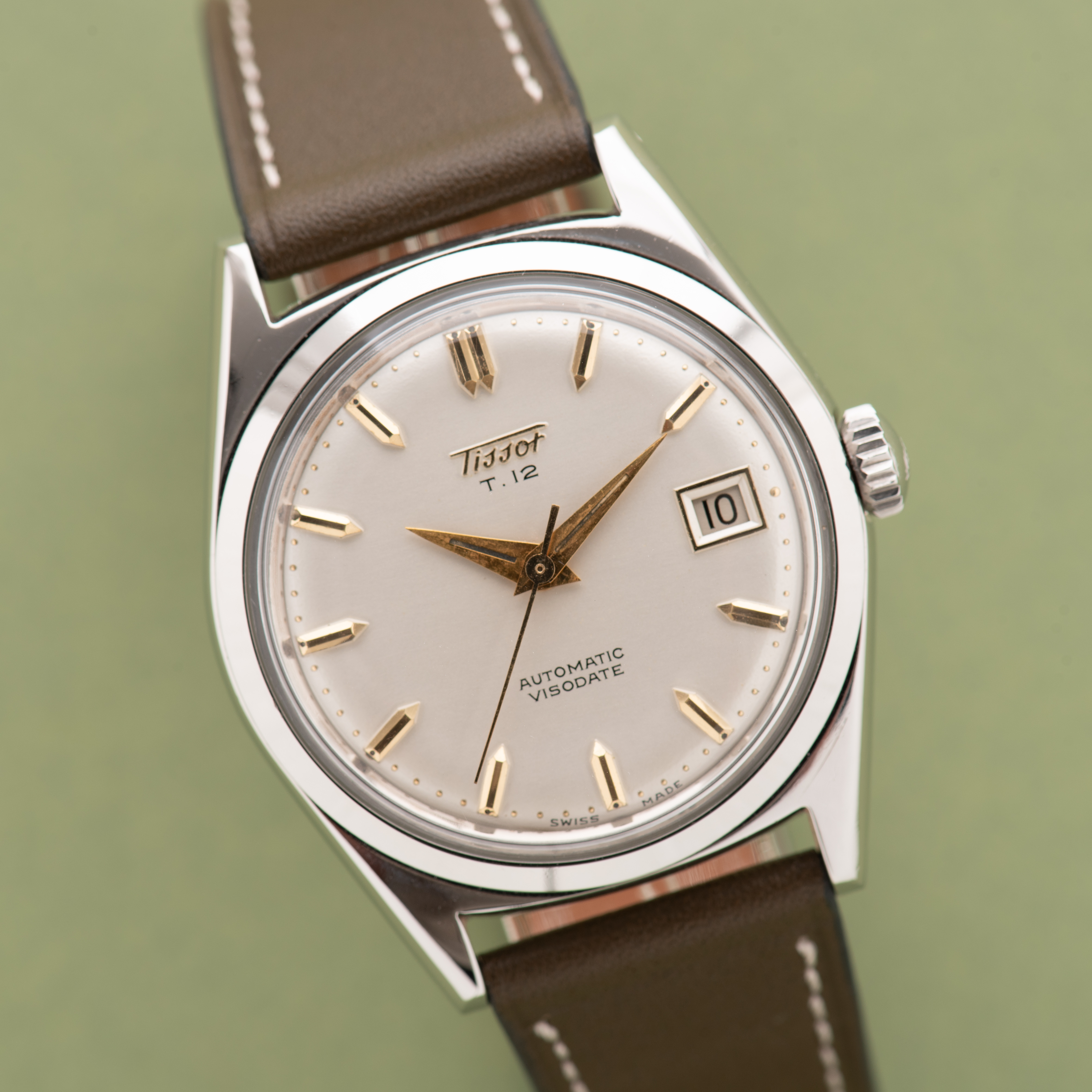 View of Tissot T12 Automatic Visodate ref 67012-1 cal 28.5R