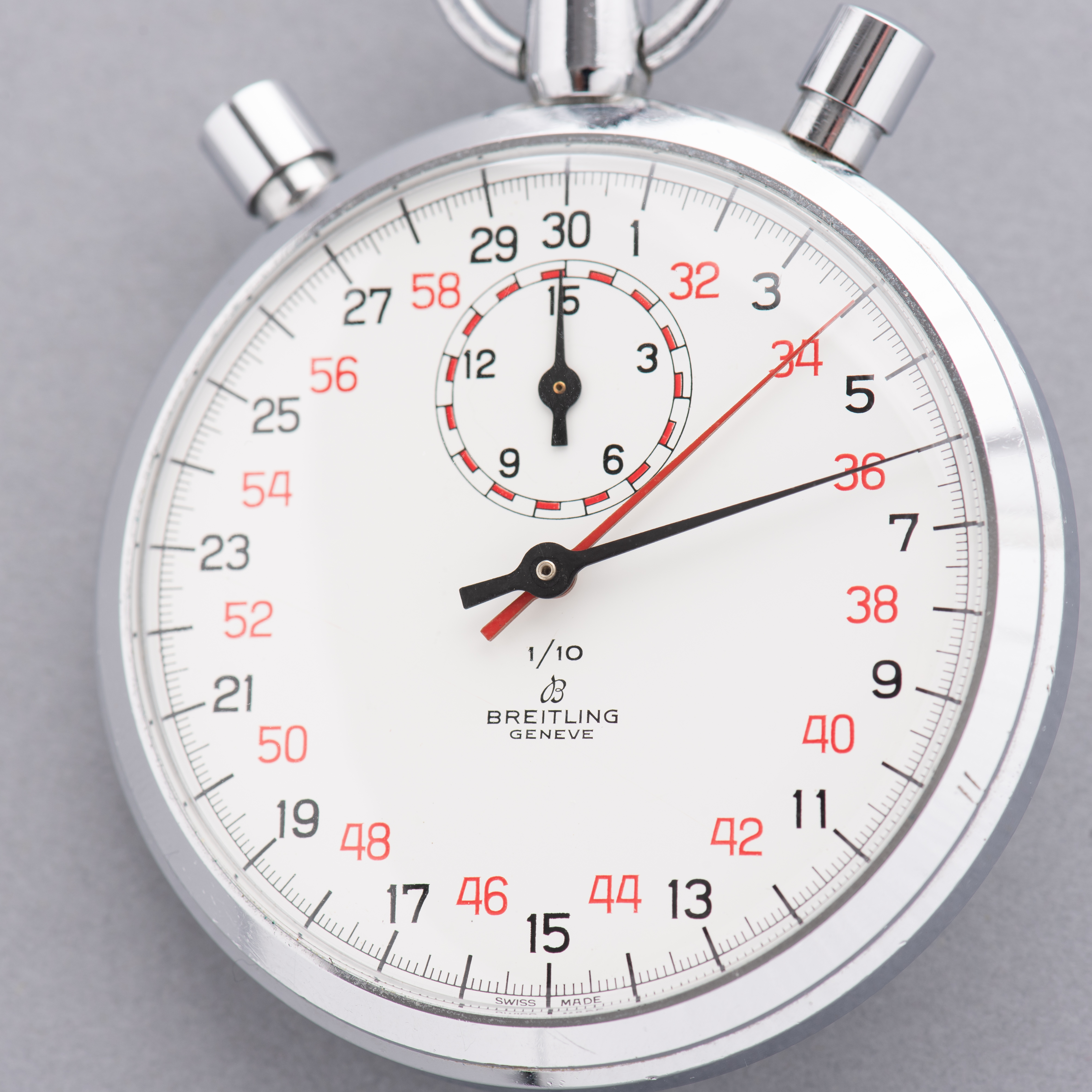 Vue de Breitling Genève 1/10 Chronograph Chronometre Rattrapante
