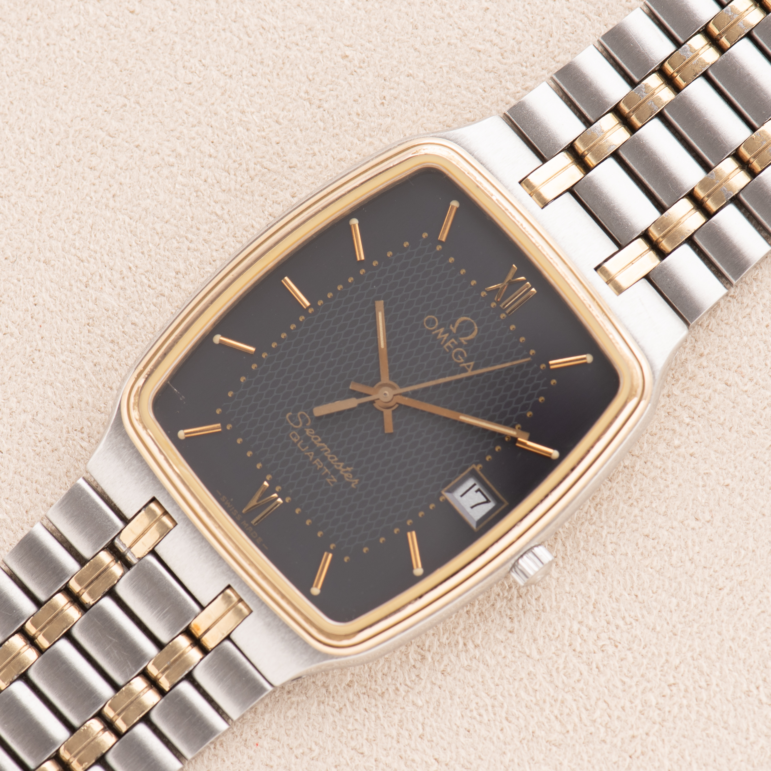 Vue de Omega Seamaster Quartz Gold plated/steel réf 196.0289 from 1984