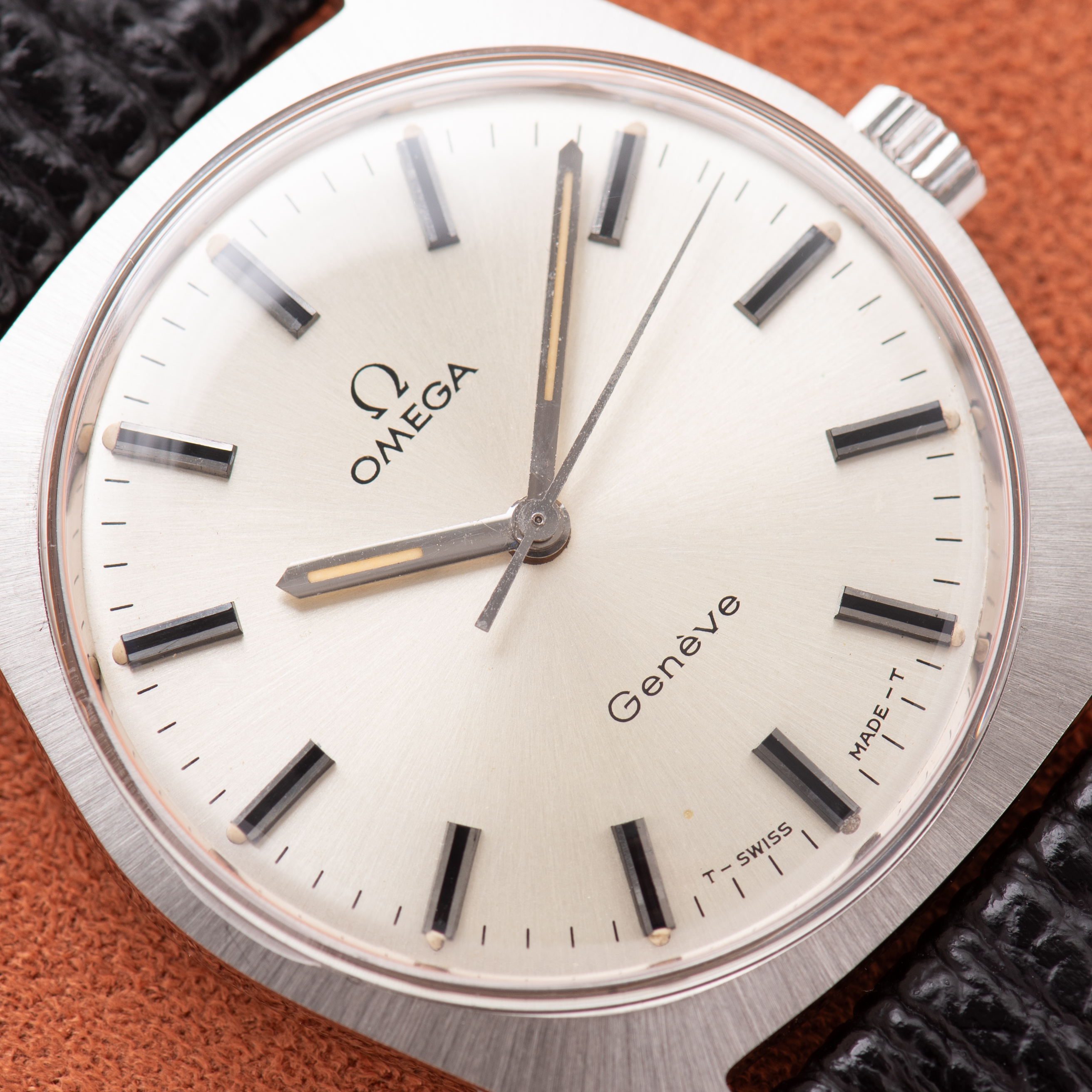 View of Omega Geneva mechanical ref 135.041 cal 601 from 1970