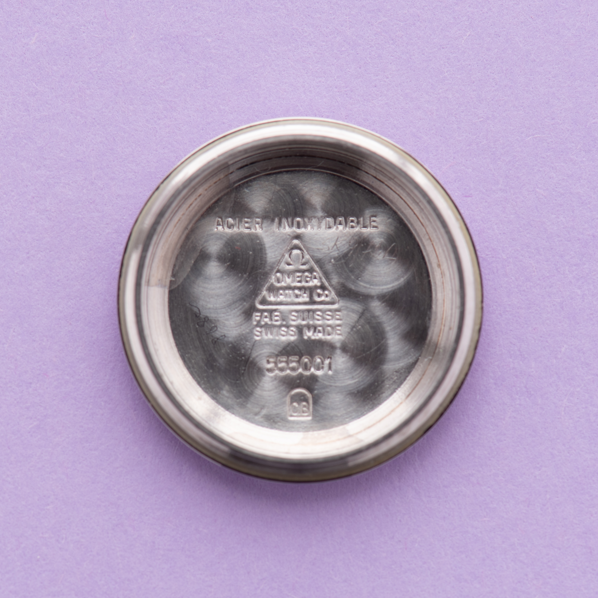 Vue de Omega Ladymatic réf 555001 cal 661 from 1963