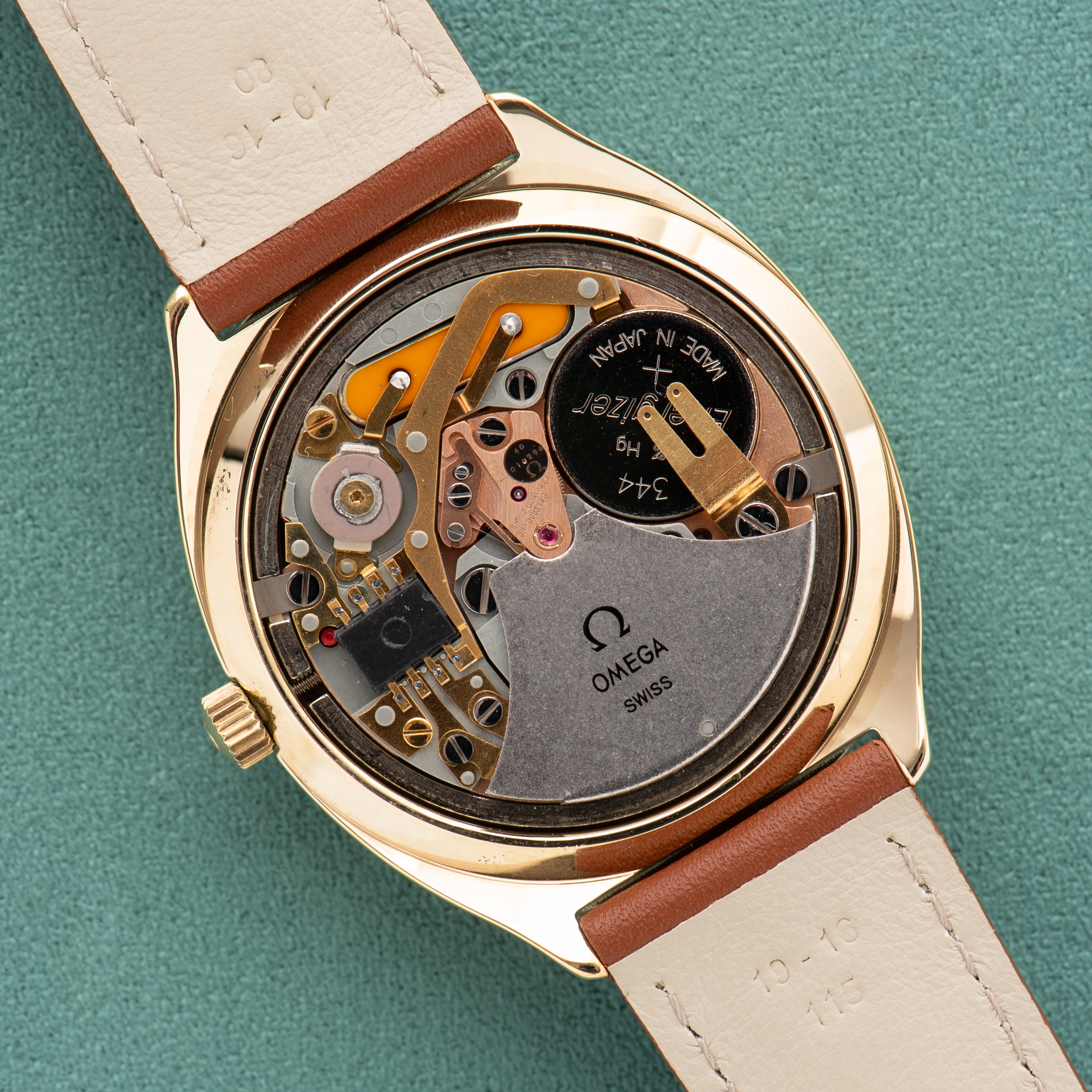 Zicht op Omega Quartz Seamaster ref 196.0073 cal 1315 vanaf 1977