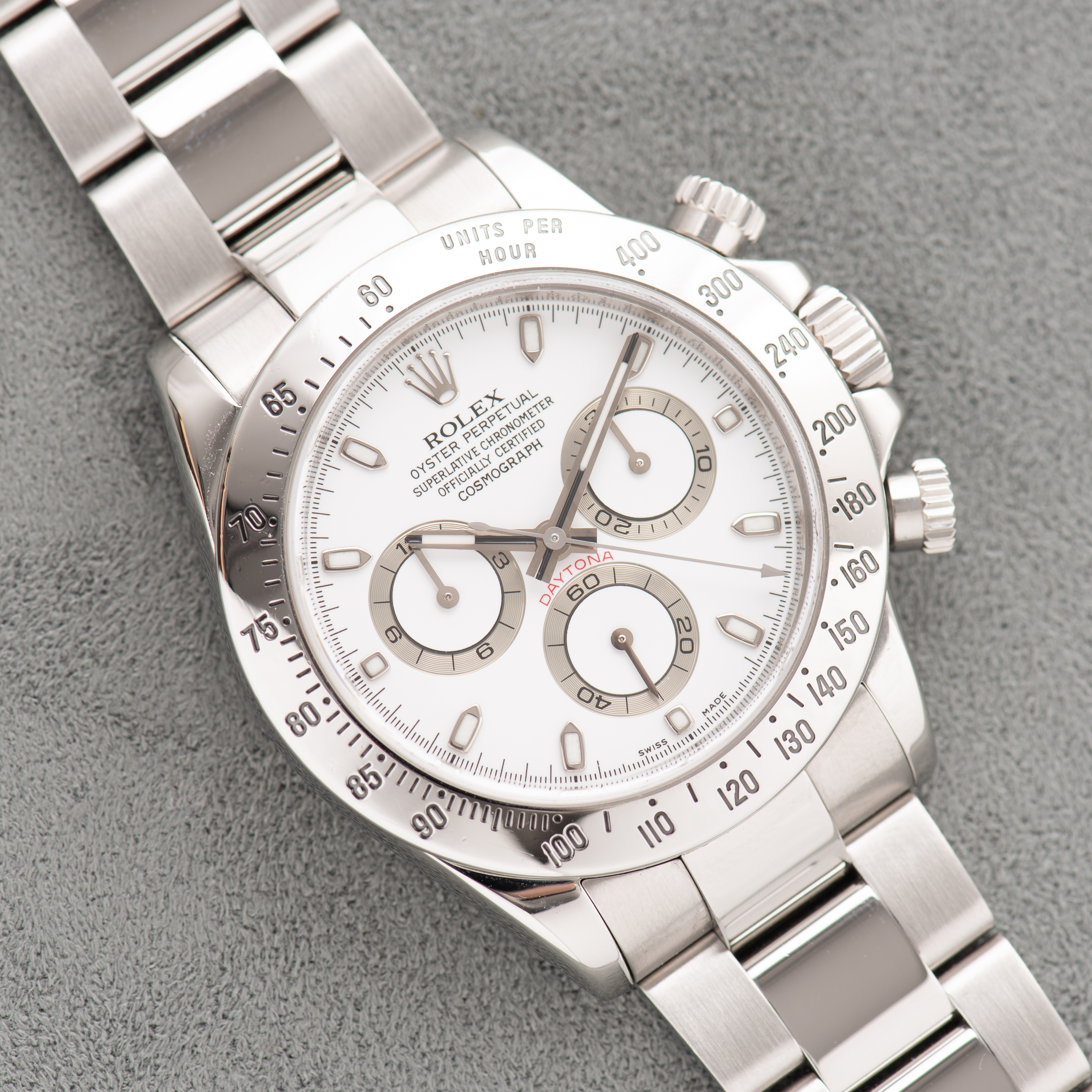 Zicht op Rolex Oyster Perpetual Daytona Cosmograph ref 116520 Volledige set vanaf 2010