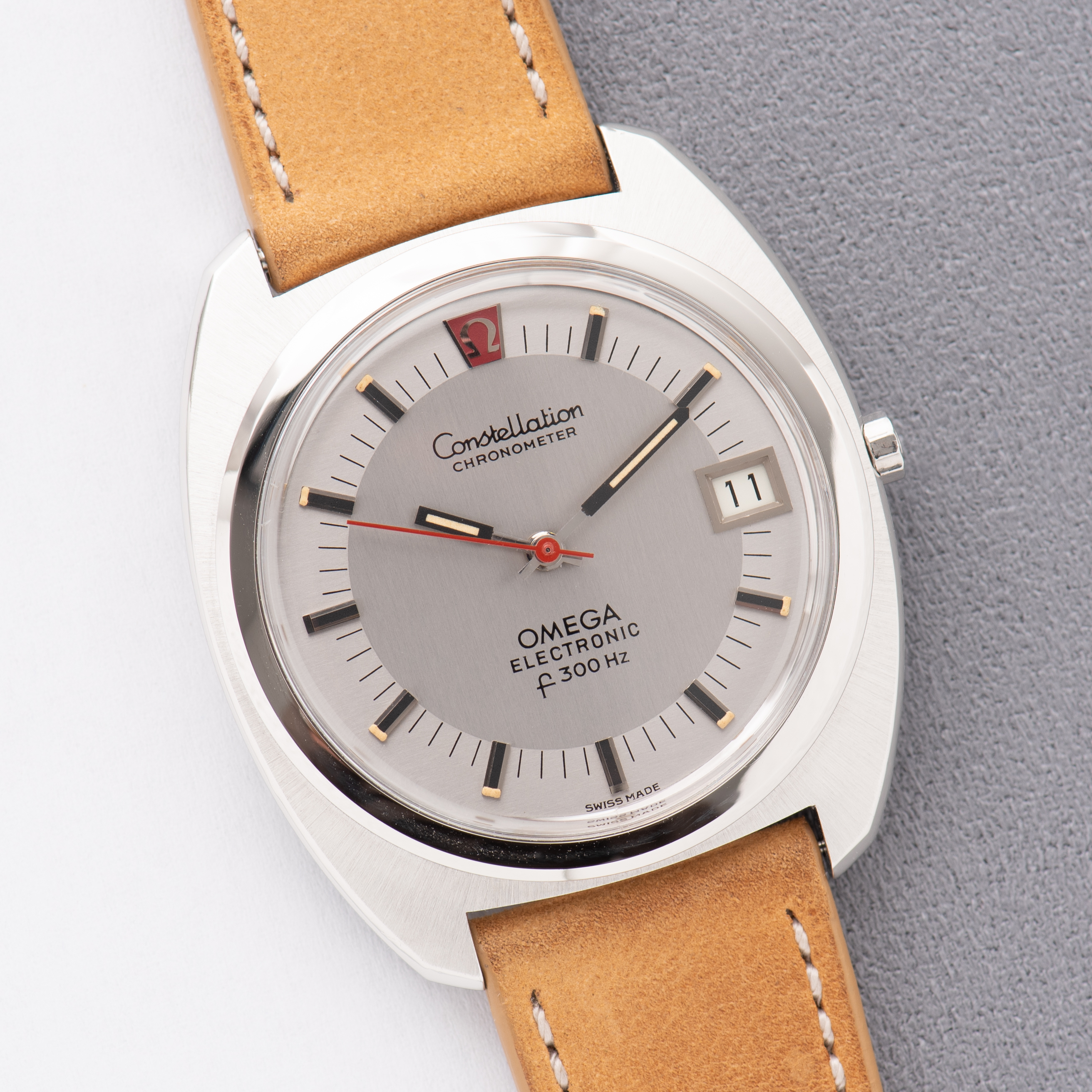 Vue de Omega Constellation Chronometer Electronic F300Hz from 1970 Ref 198.002