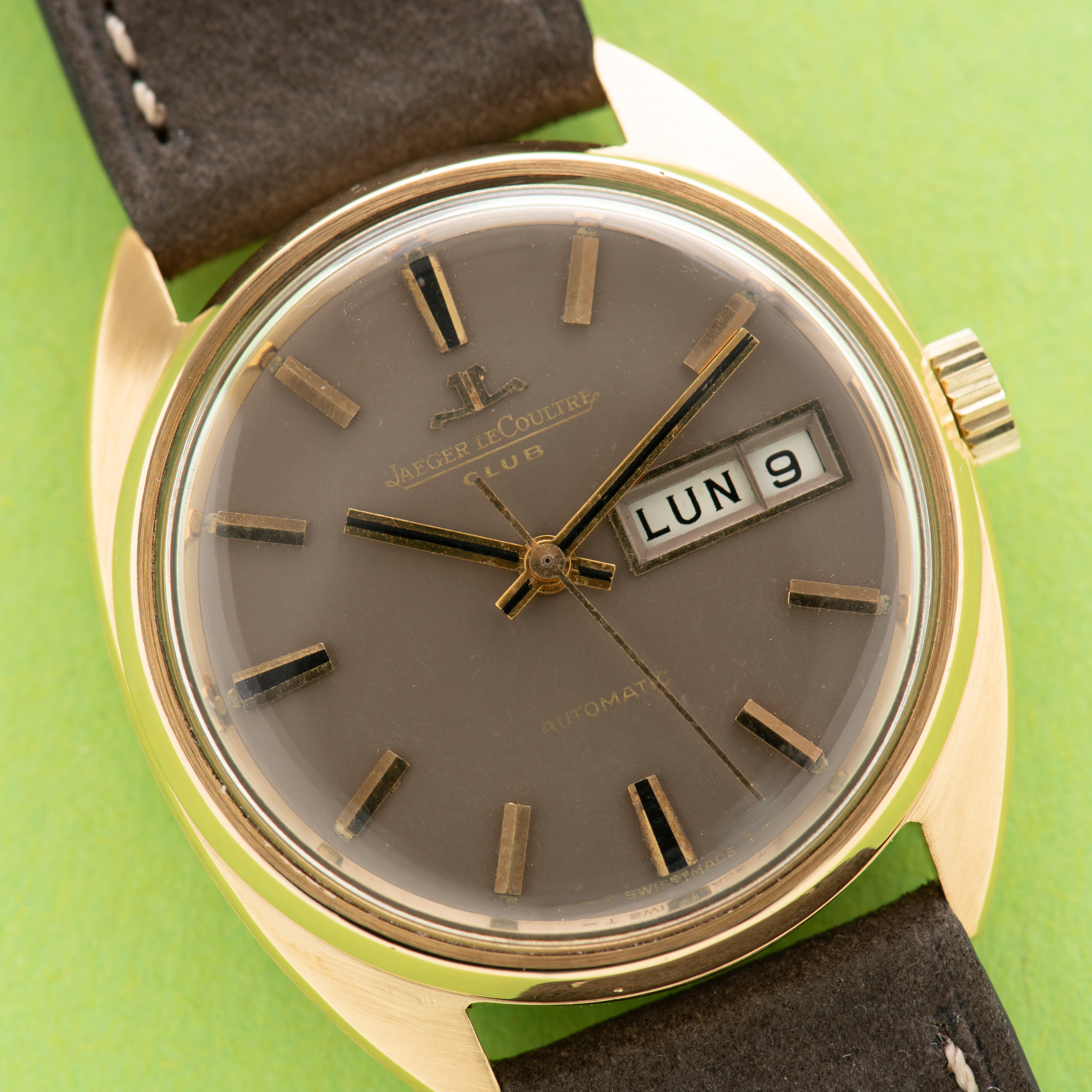 Zicht op Jaeger-LeCoultre Club day-date AS 1906