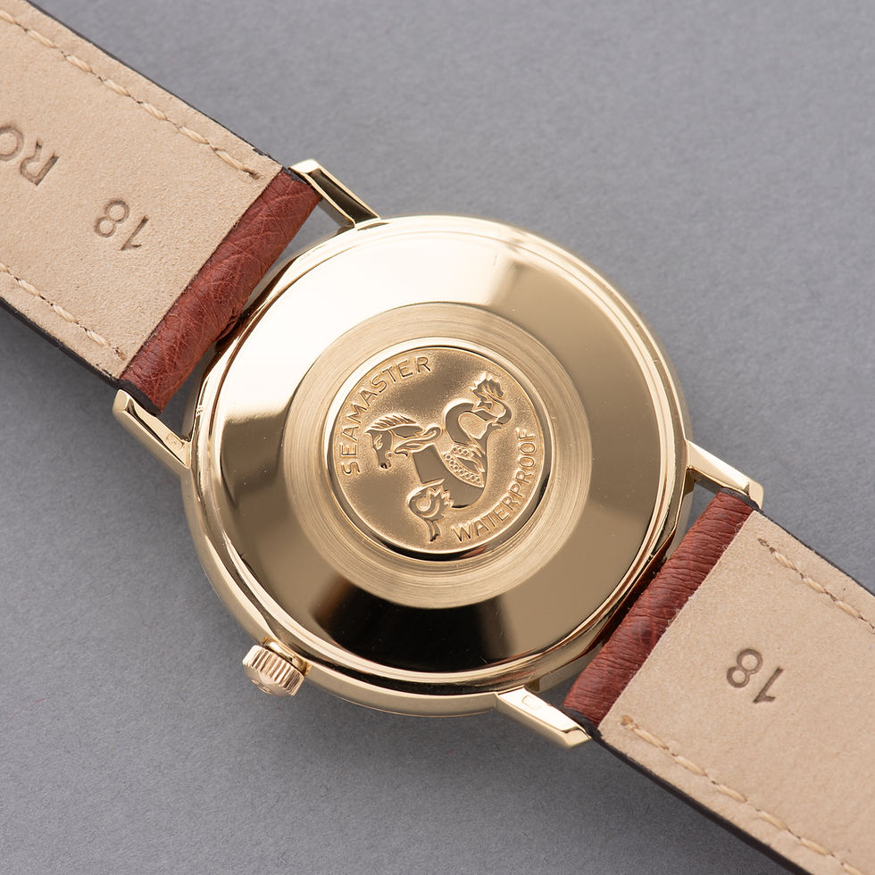 Thumbnail: Omega Seamaster De Ville Date Gold 18k from 1966 réf 136.010