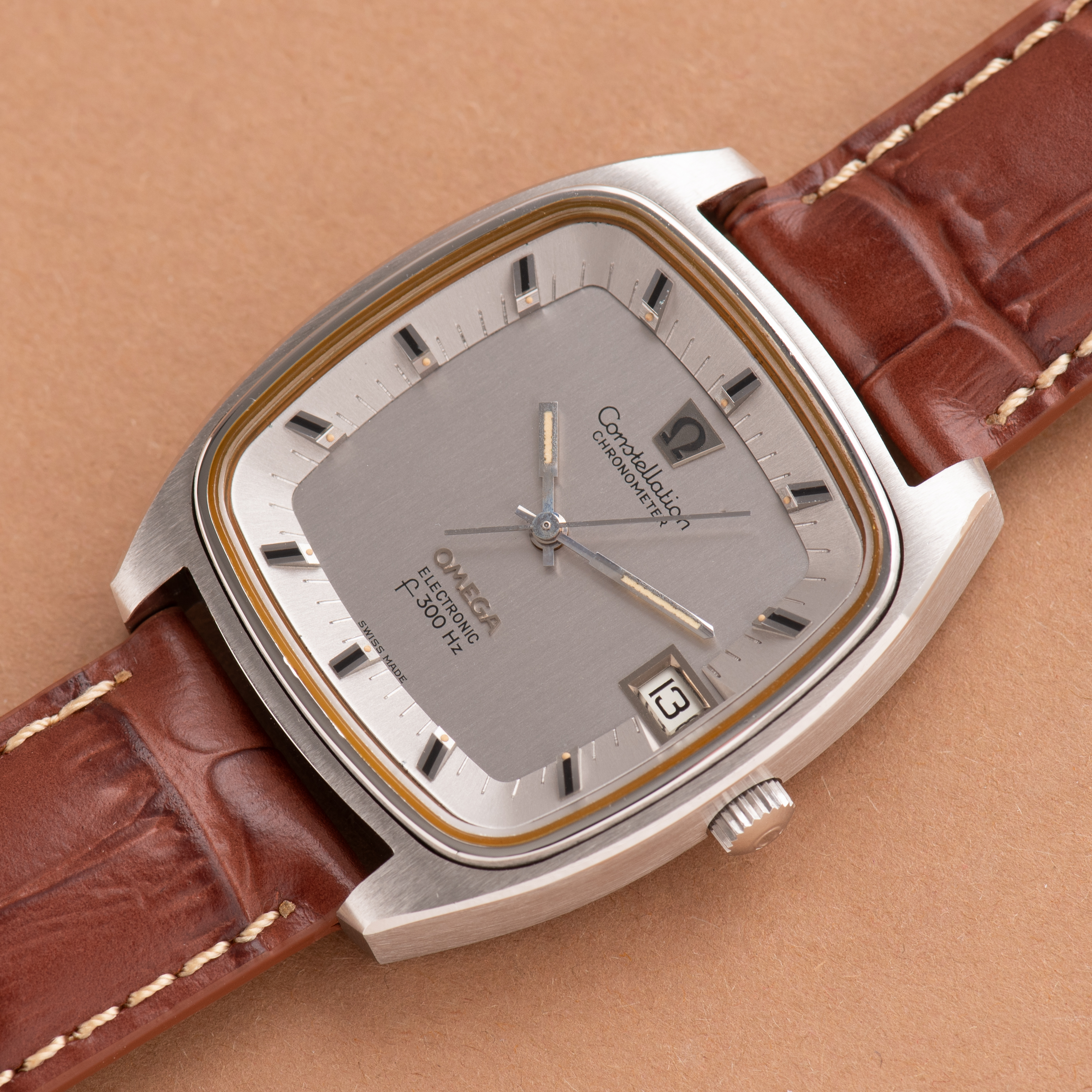 Vue de Omega Constellation Chronometer Electronic F300Hz from 1972 Ref 198.0027