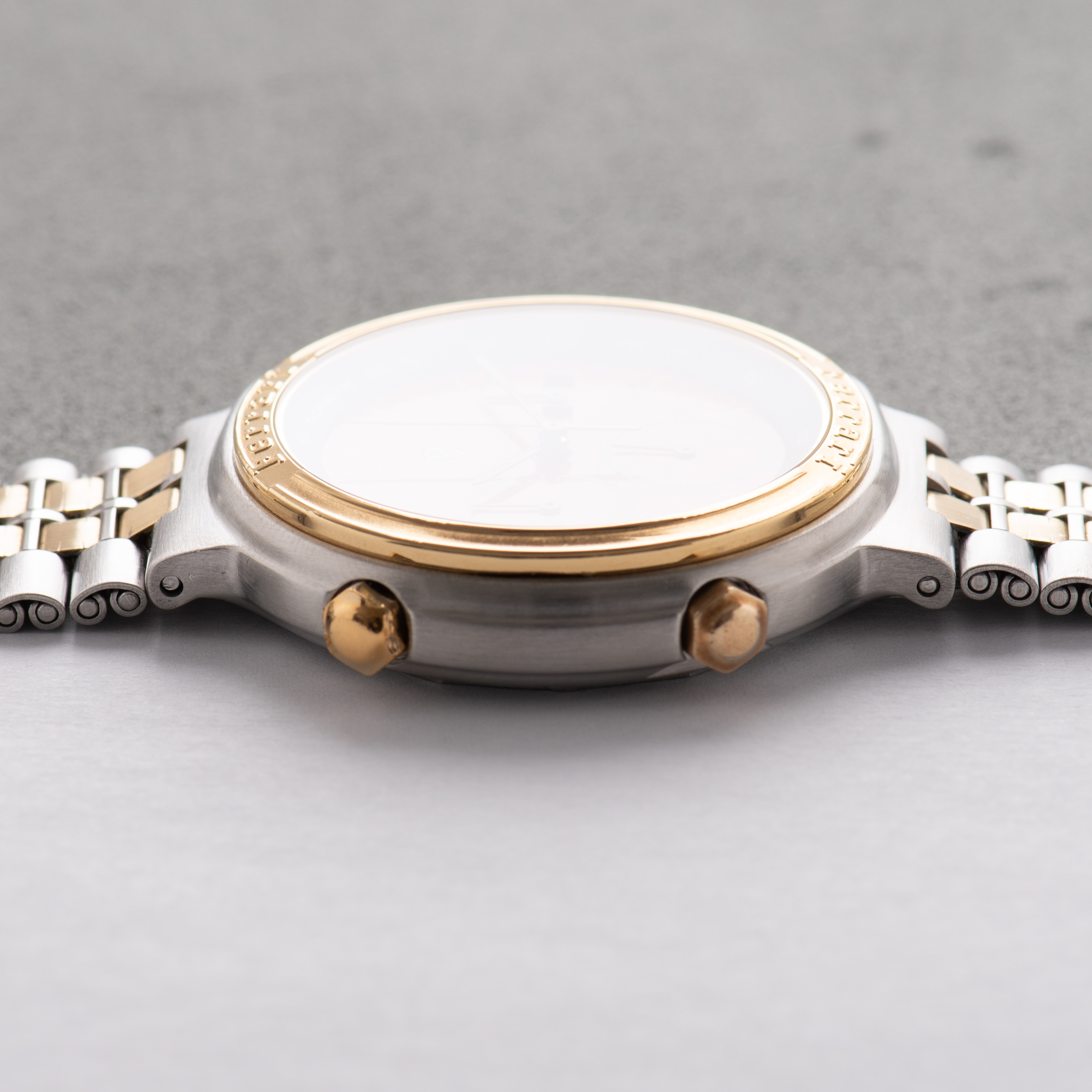 View of Ferrari By Cartier Formula Red Dial from 1990