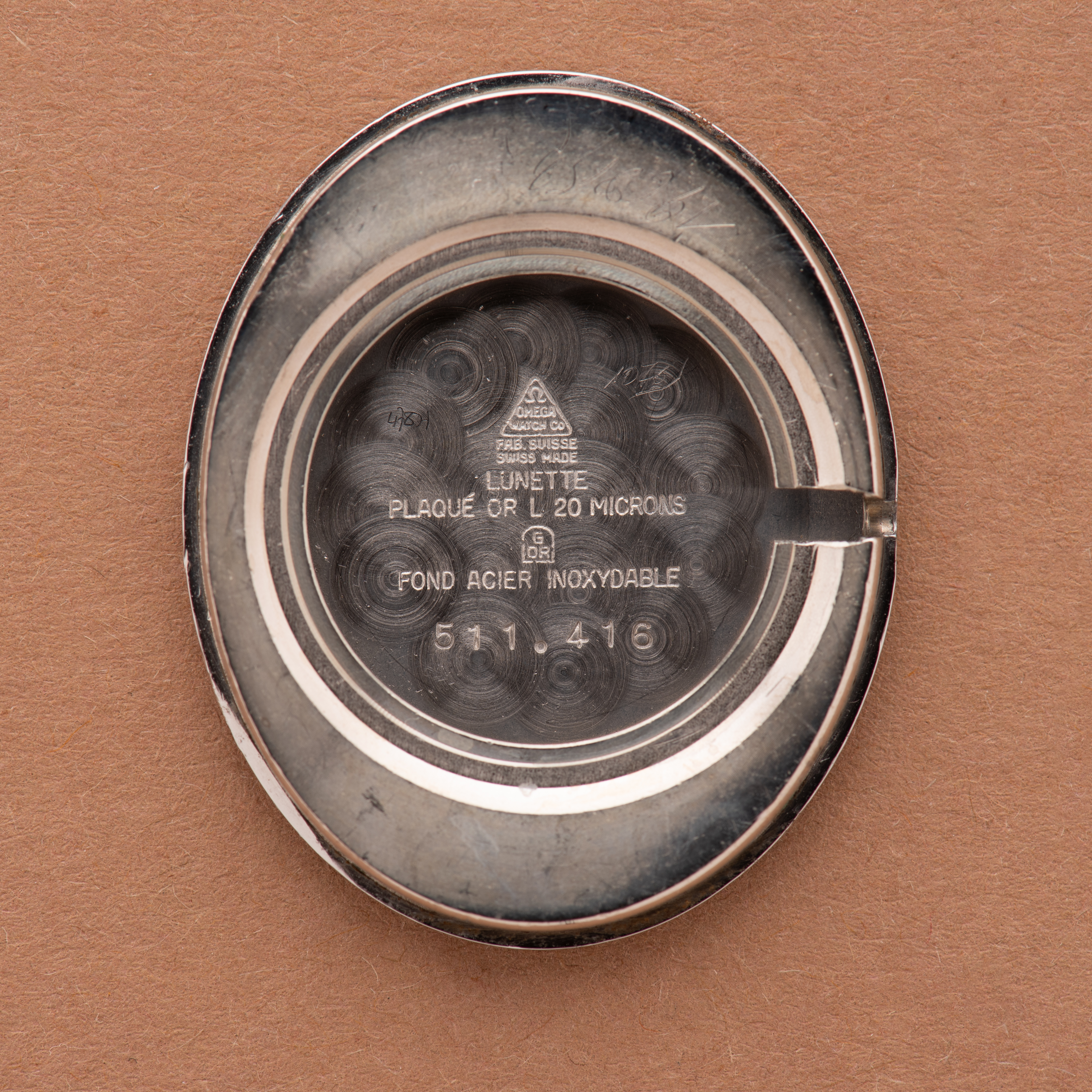 Zicht op Omega Genève Classique Oval Ellipse Réf 511.416 from 1971