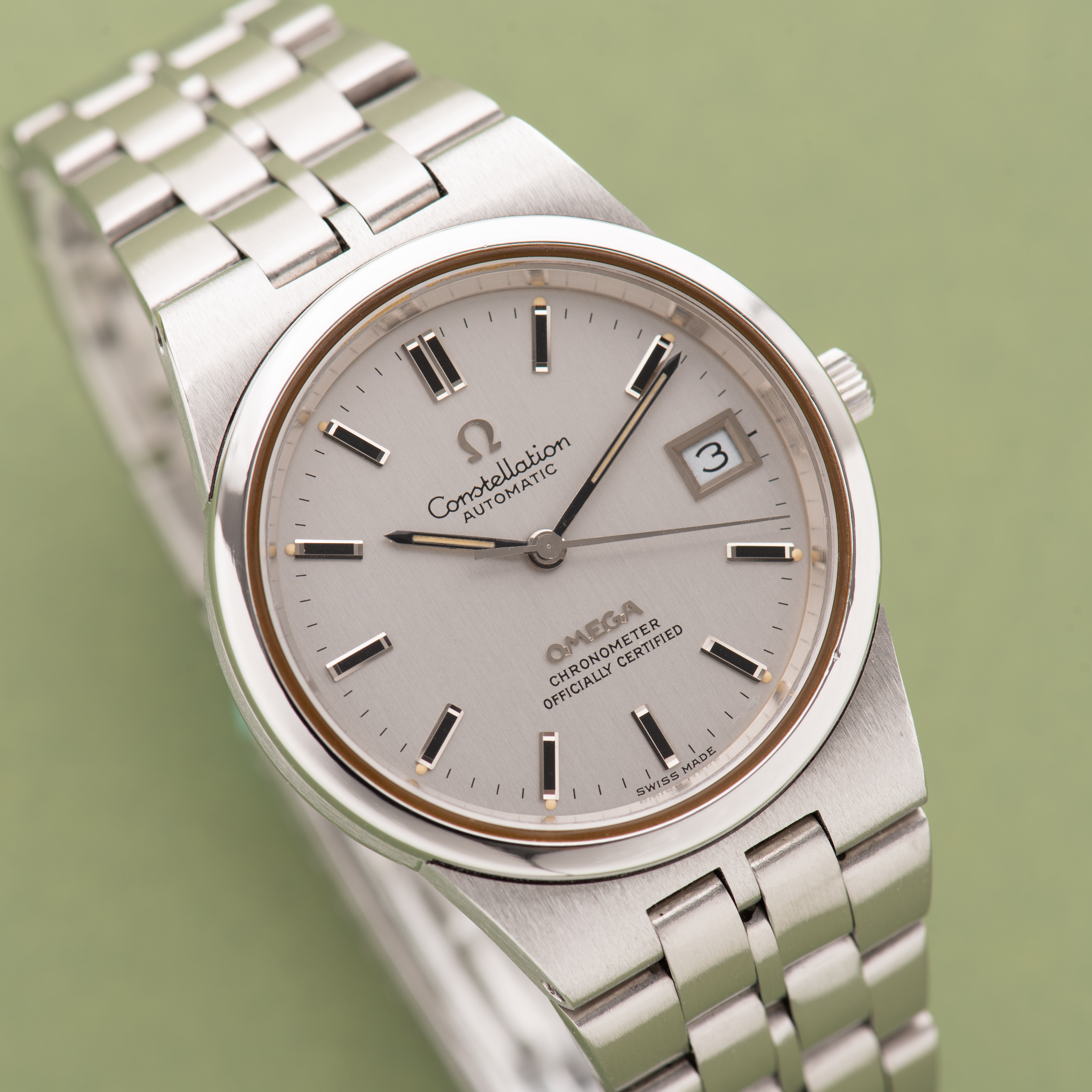 Vue de Omega Constellation Automatic Japan Domestic Market JDM Réf 168.0055 from 1971