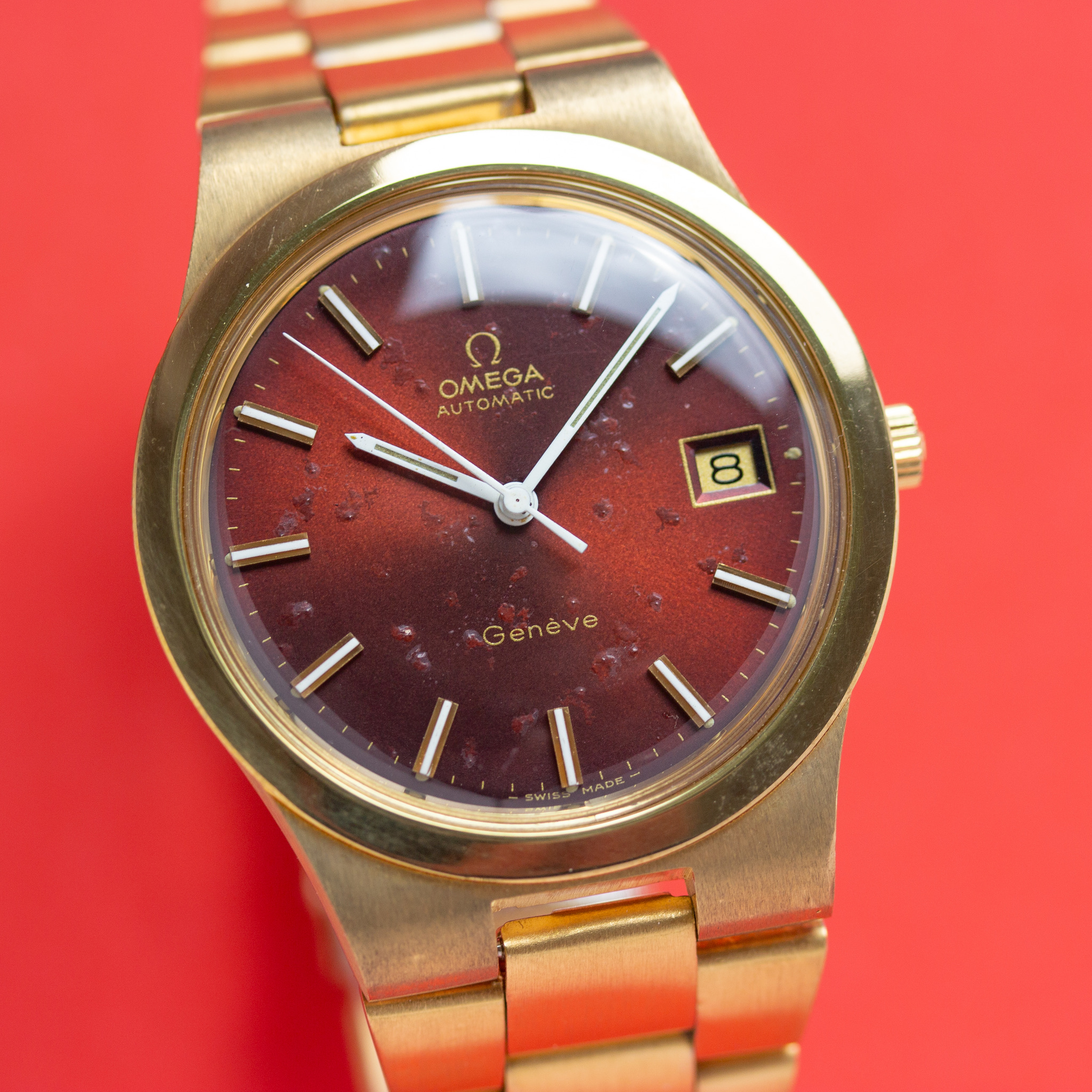 View of Omega Automatic Genève réf 166.0173 cal 1012