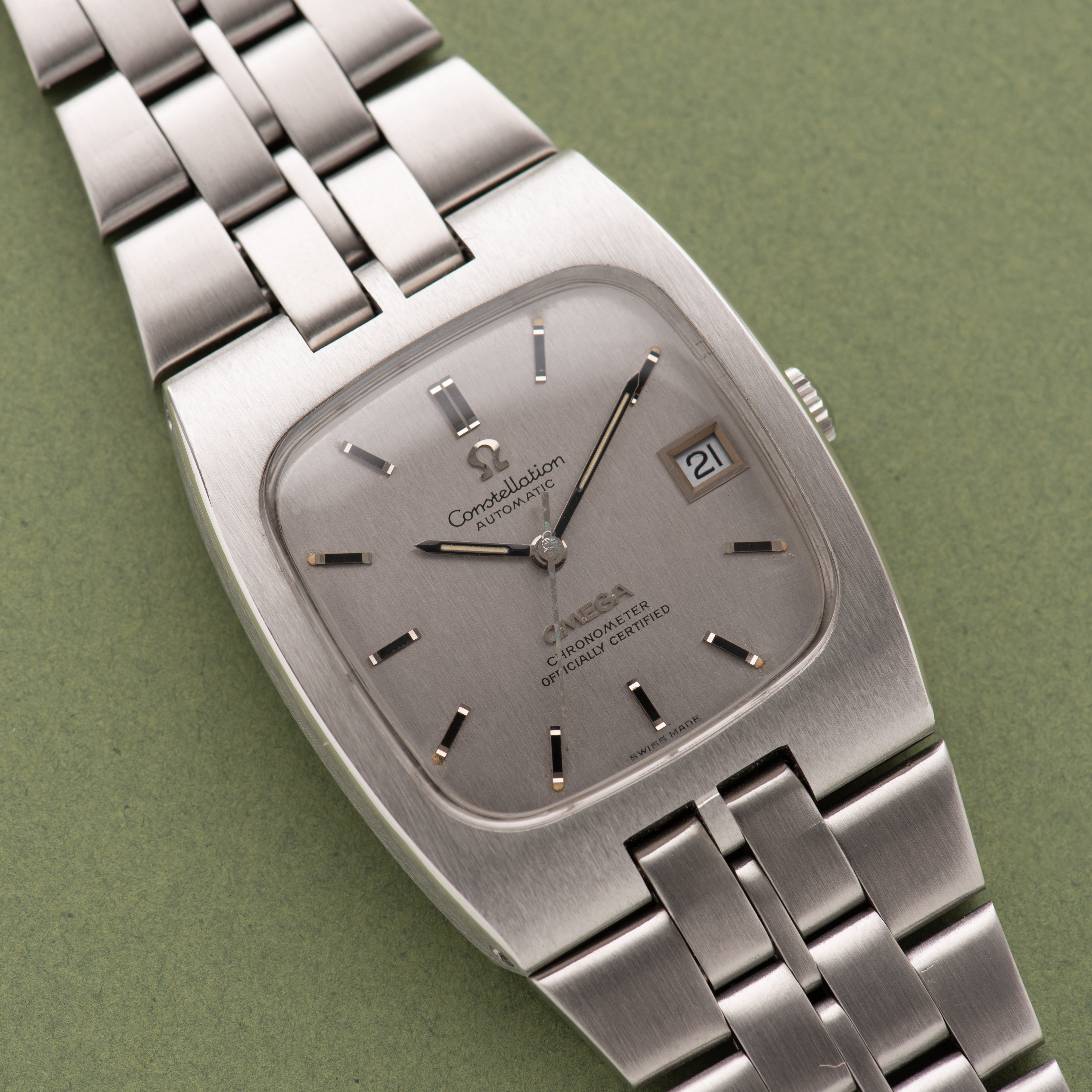 Vue de Omega Constellation Automatic Chronometer cal 1001 réf 168.047 from 1969