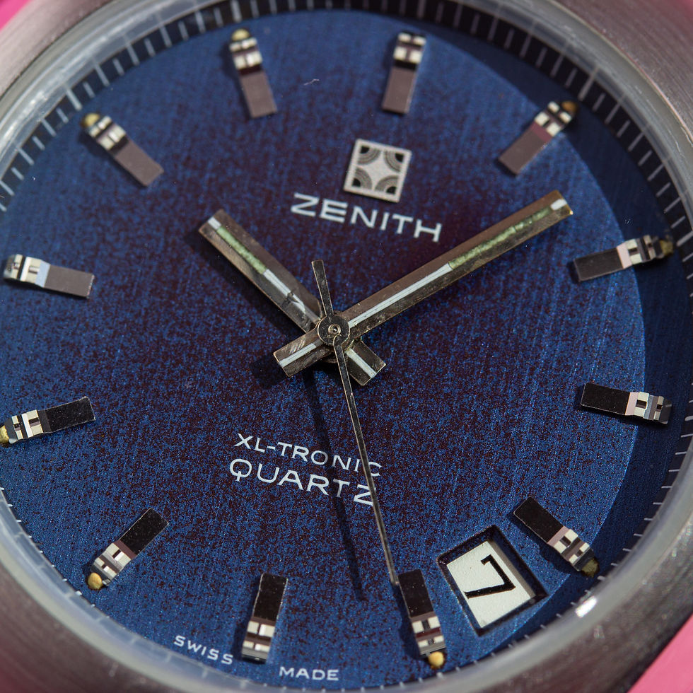 Thumbnail: Zenith Xl-tronic Quartz réf 01.0030.510 New Old Stock
