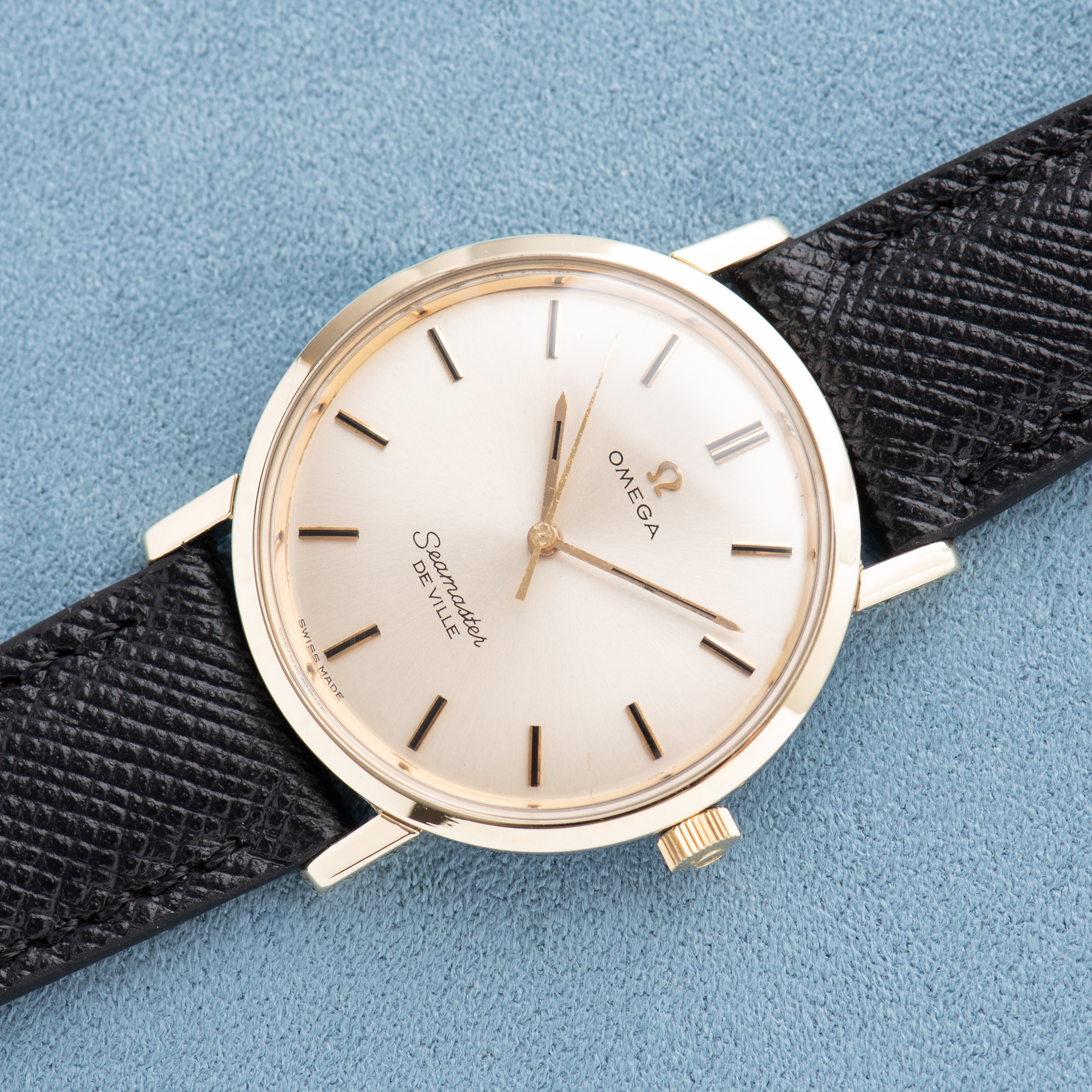 Zicht op Omega Seamaster De Ville Date Gold/Steel Réf 135.001 from 1966
