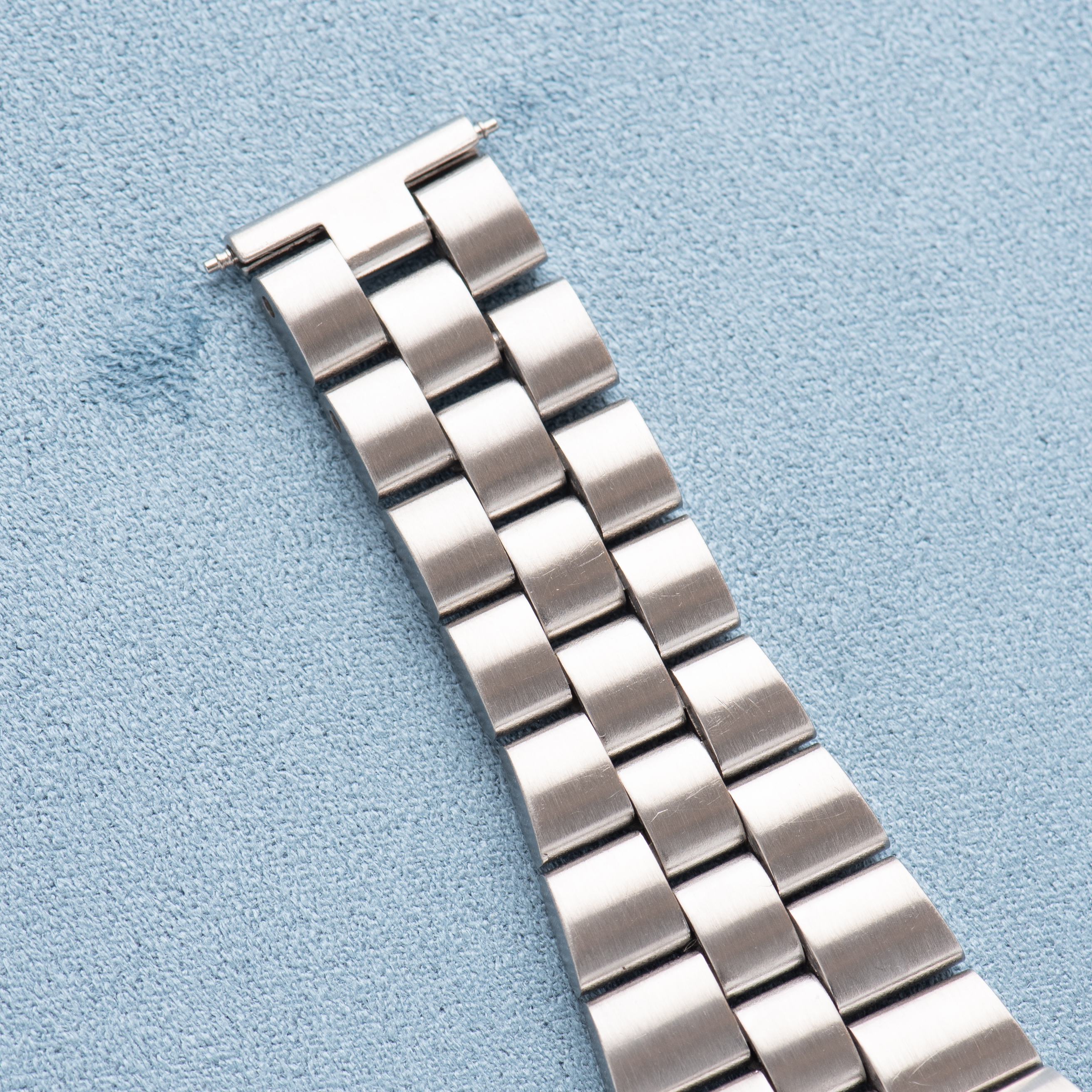 View of Tissot Automatic PR516 GL Blue dial Ref 44672-5X