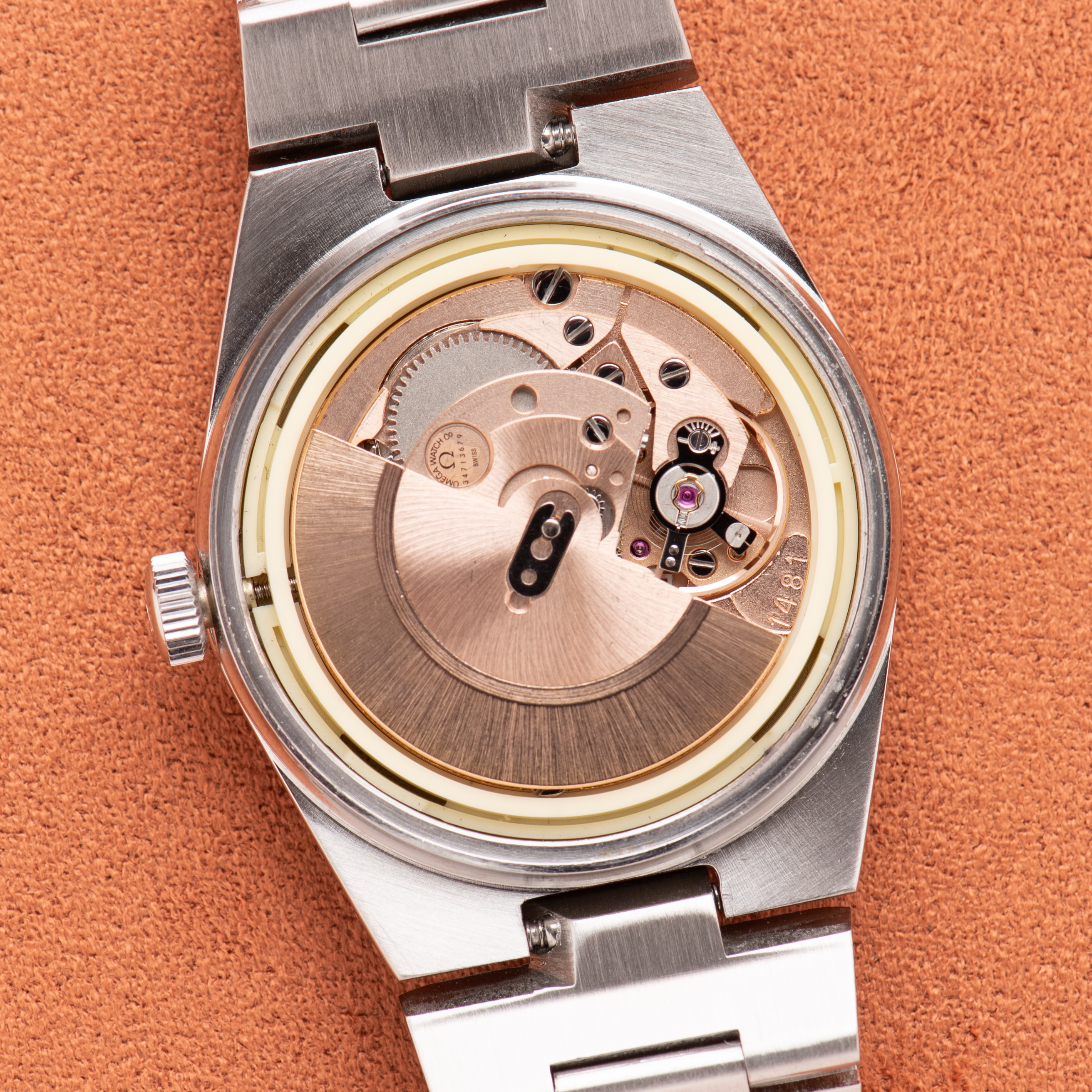 Vue de Omega Automatic Genève Silver Dial from 1972 Réf 166.099 with box