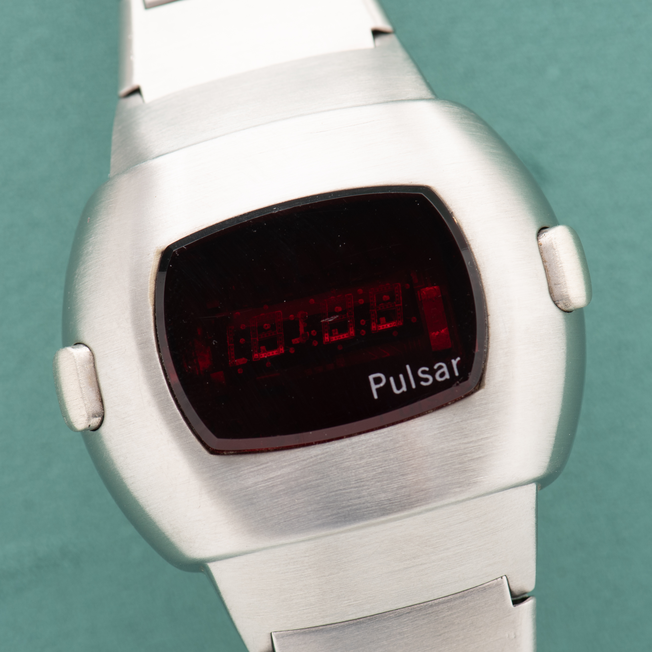 View of Pulsar P3 Time Computer "James Bond" from 1973