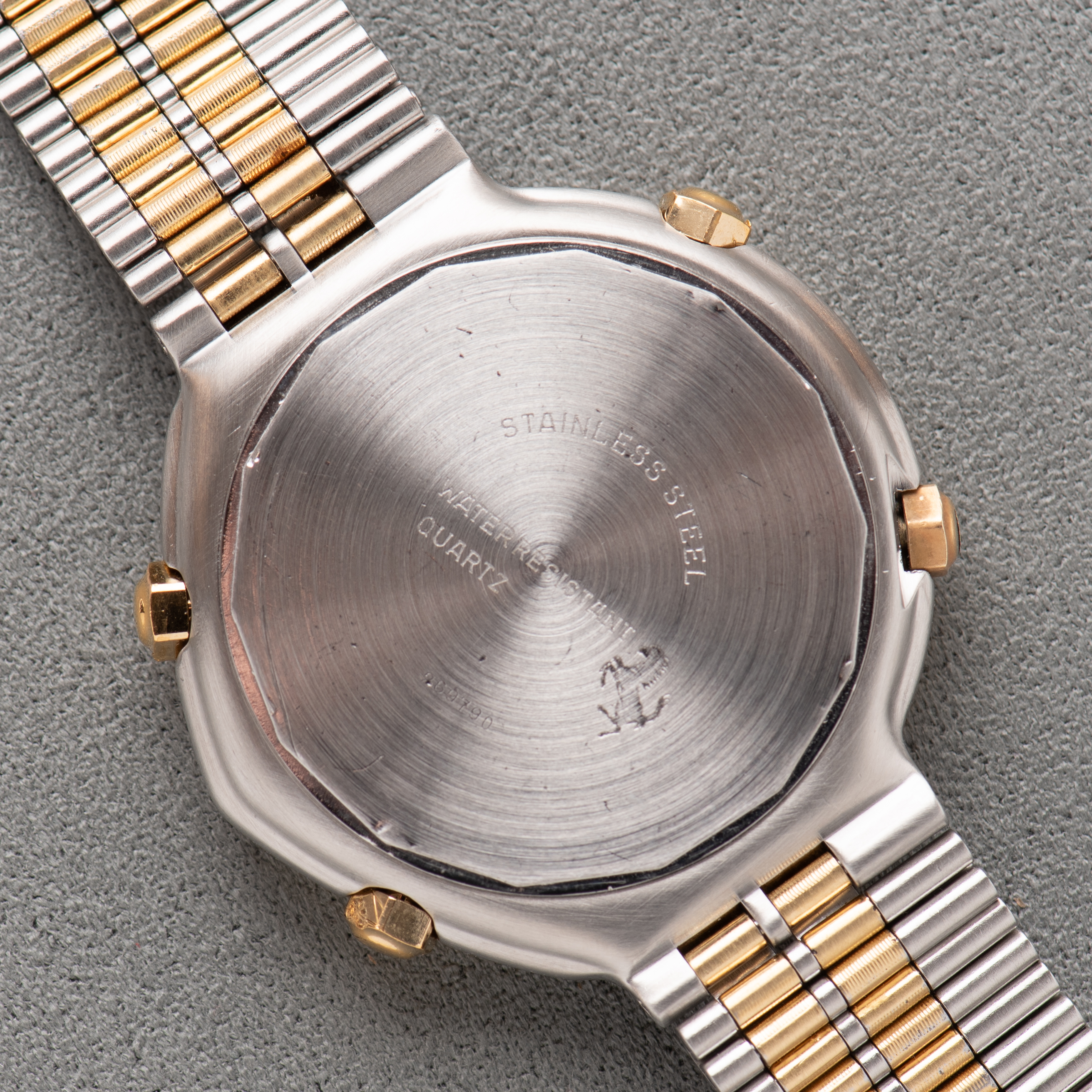 View of Ferrari By Cartier Formula Red Dial from 1990