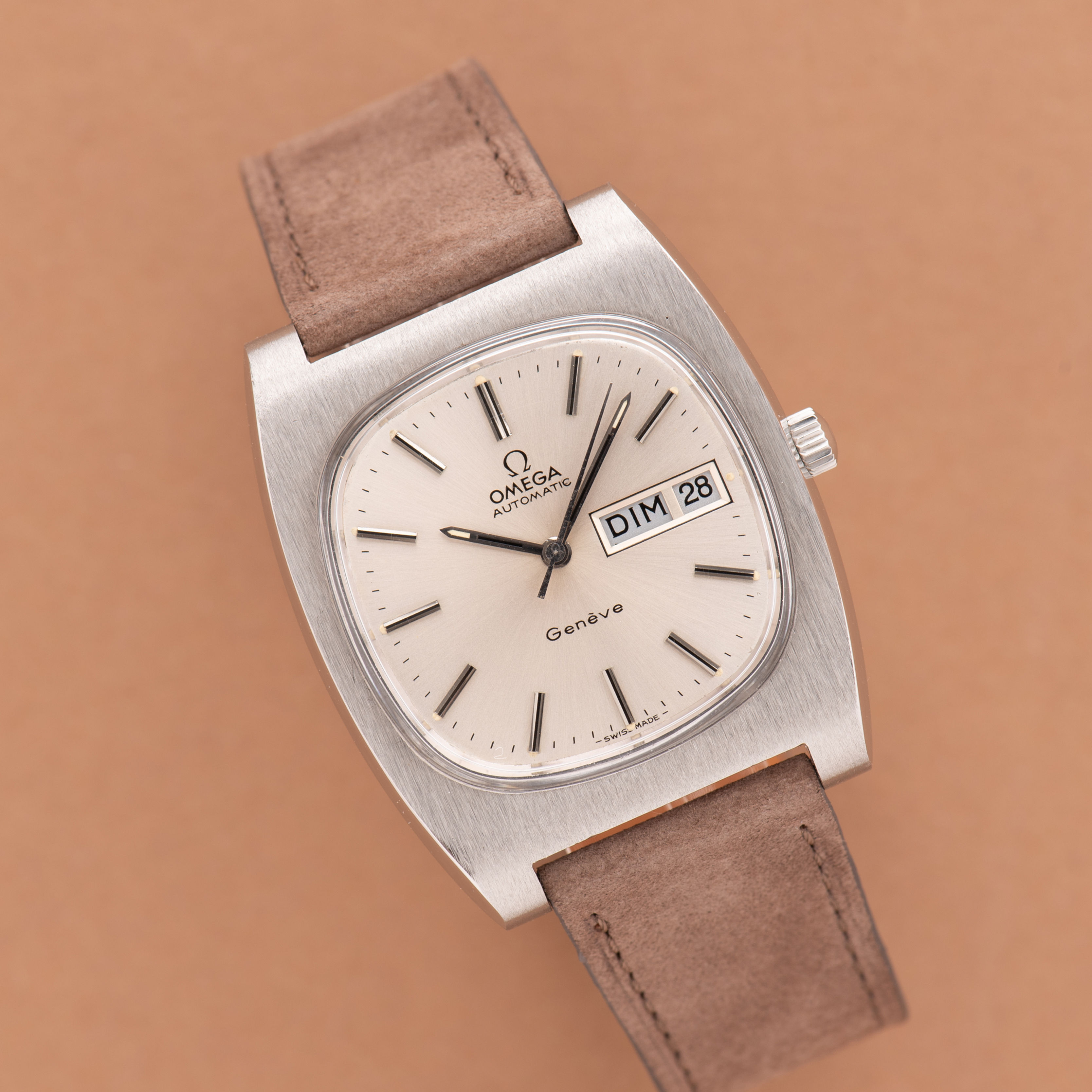 Omega Genève Automatic Day Date from 1973 Réf 166.0188