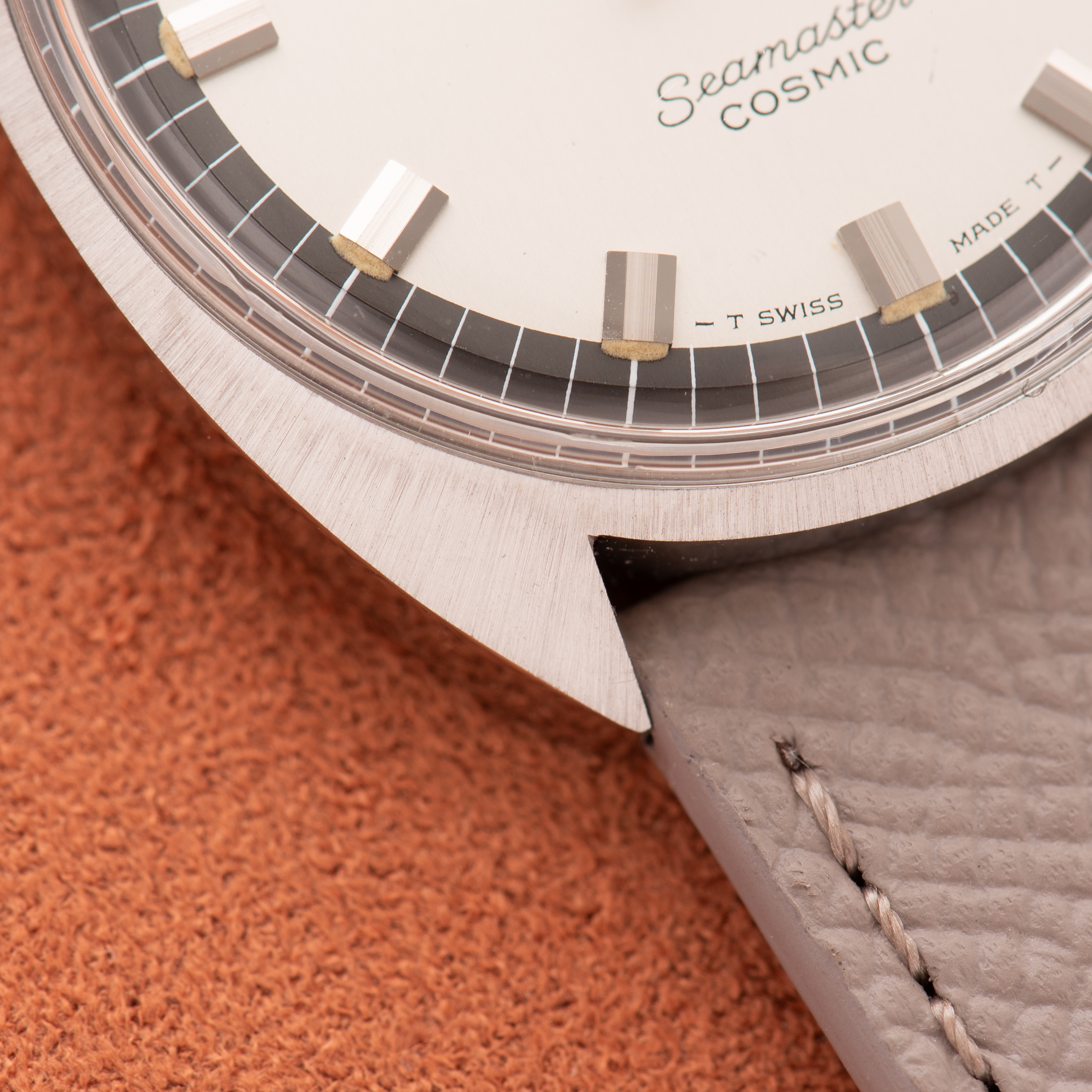 View of Omega Automatic Seamaster Cosmic Day Date Automatic cal 752 Ref 166.036