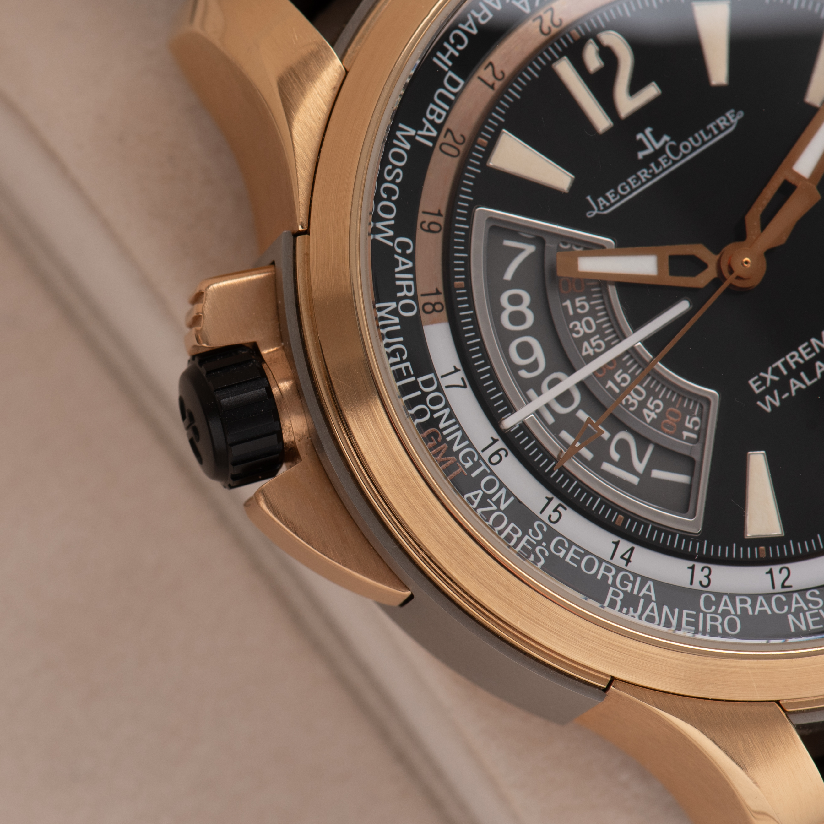 View of Jaeger LeCoultre Master Compressor Edition Valentino Rossi Ref Q177244V Full Set