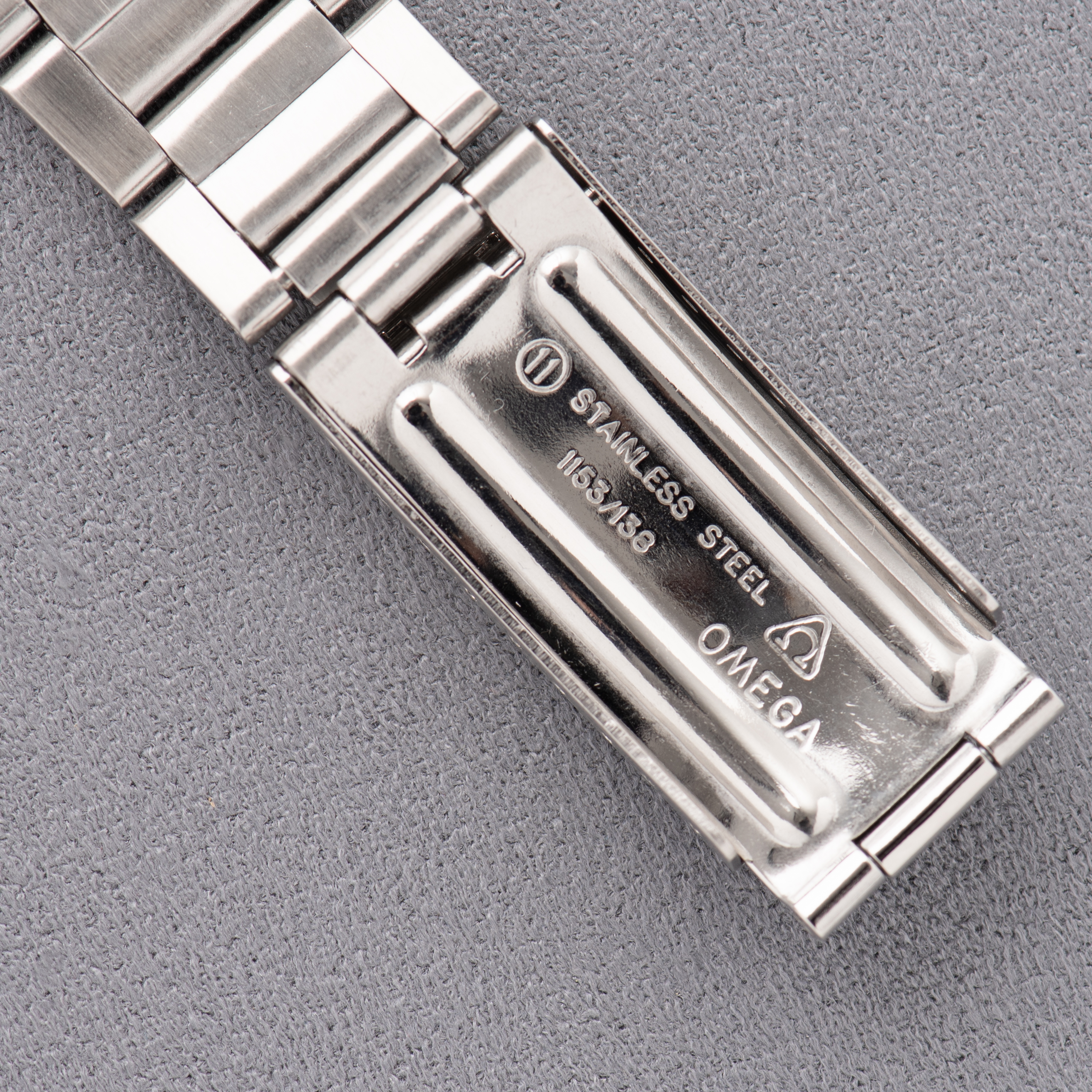 View of Omega Geneva Dynamic Mechanics Blue Dial from 1969 Ref 166.039