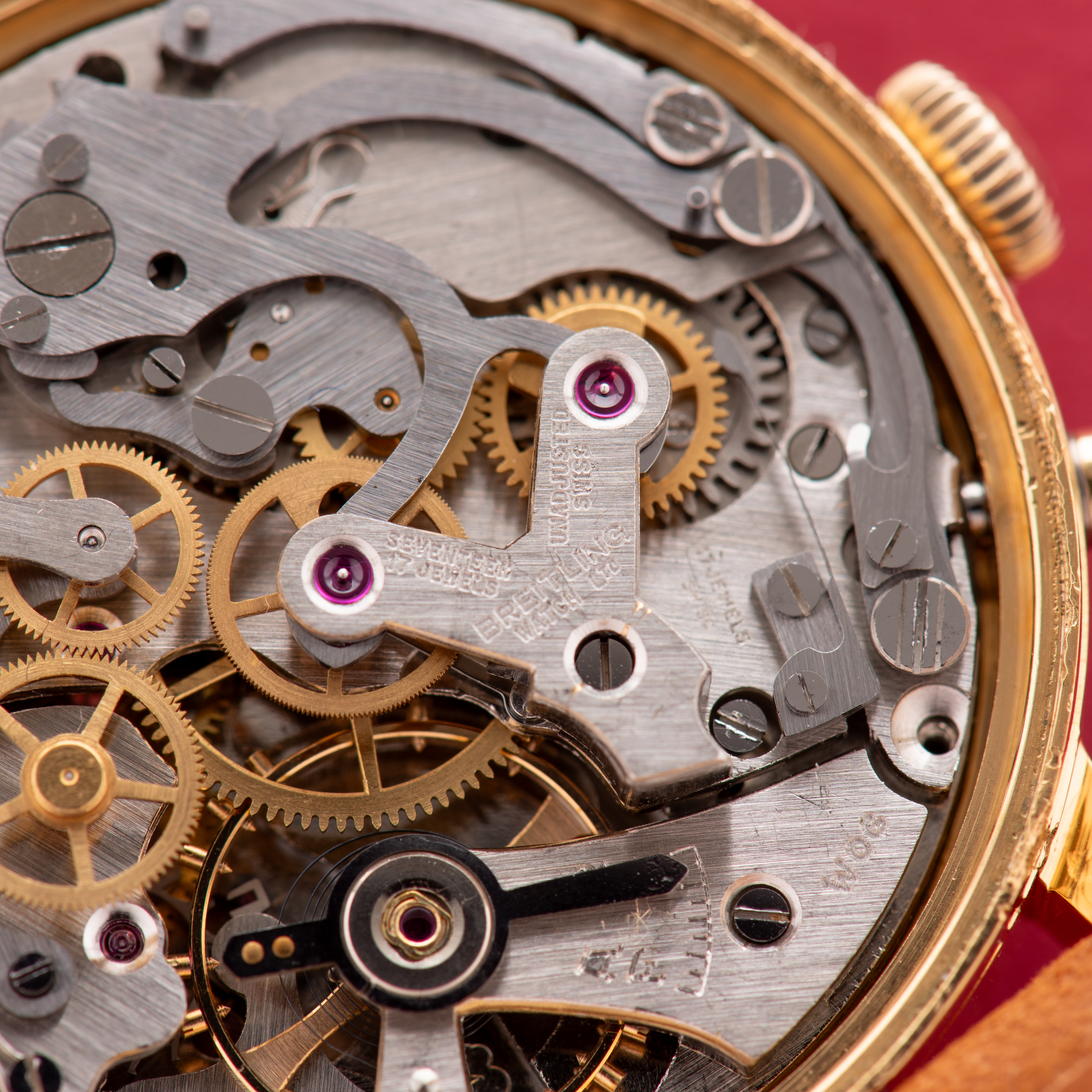 Zicht op Breitling Toptijd Chronograaf Venus 188 ref 2003