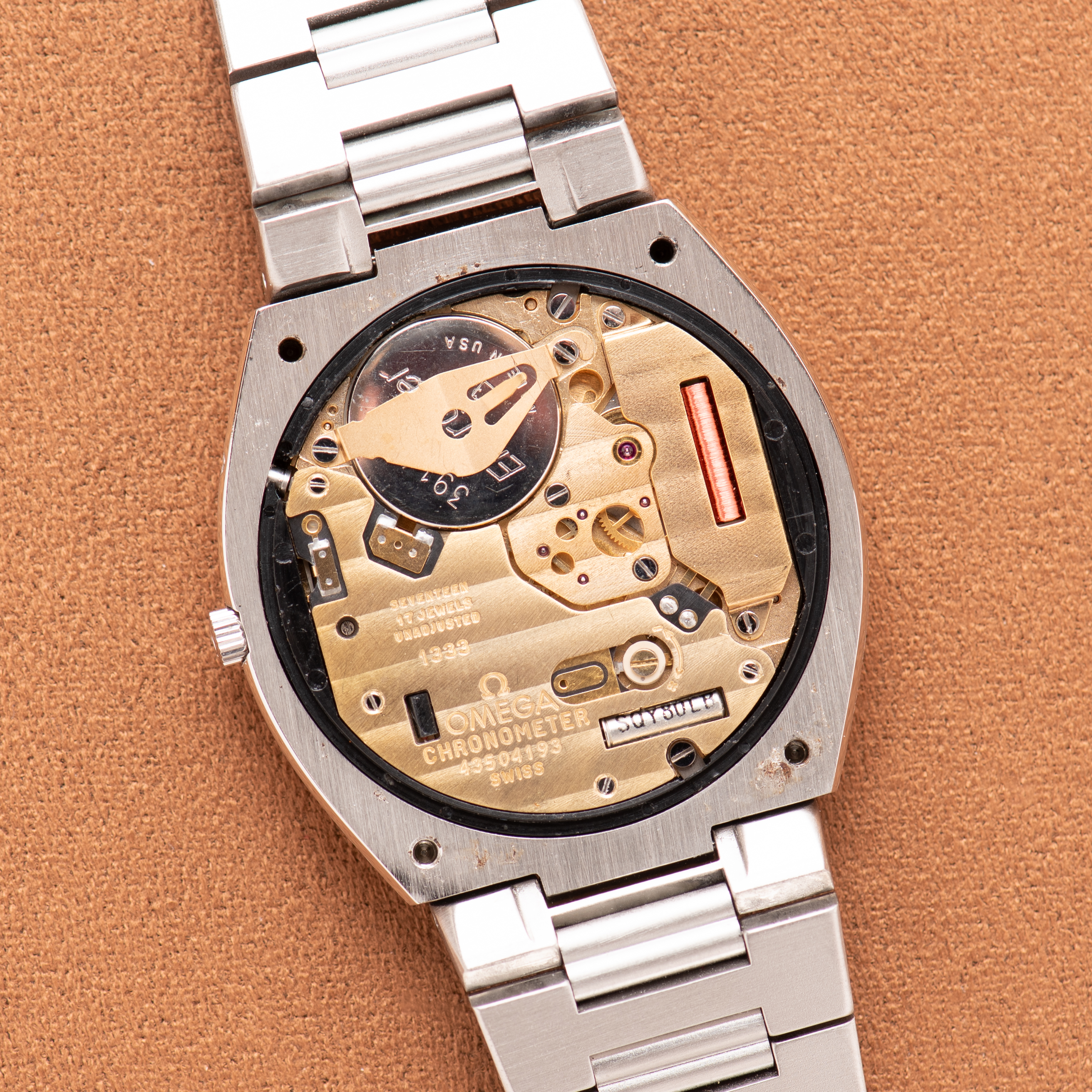 View of Omega Constellation Chronometer Quartz Ref 198.0124 from 1979