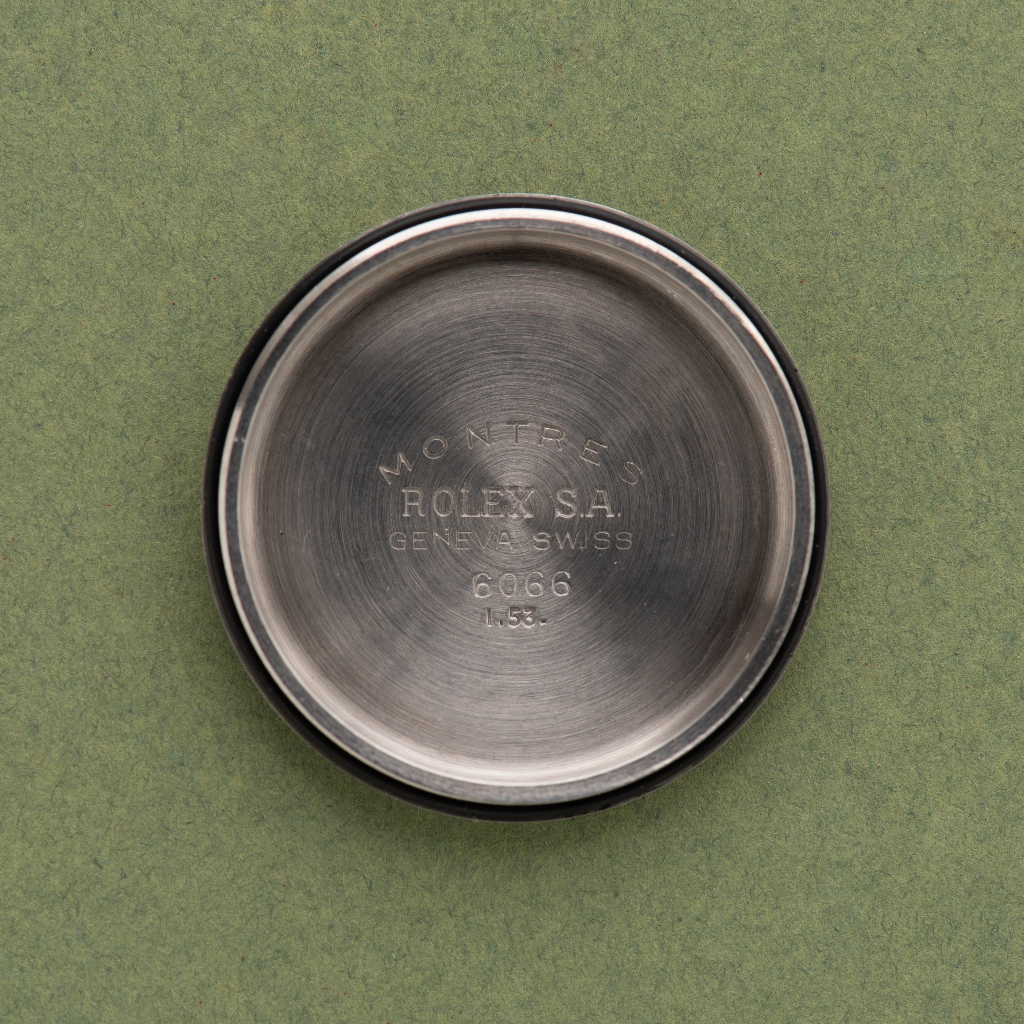Zicht op Rolex Oysterdate Precision réf 6066 cal.740 from 1950'