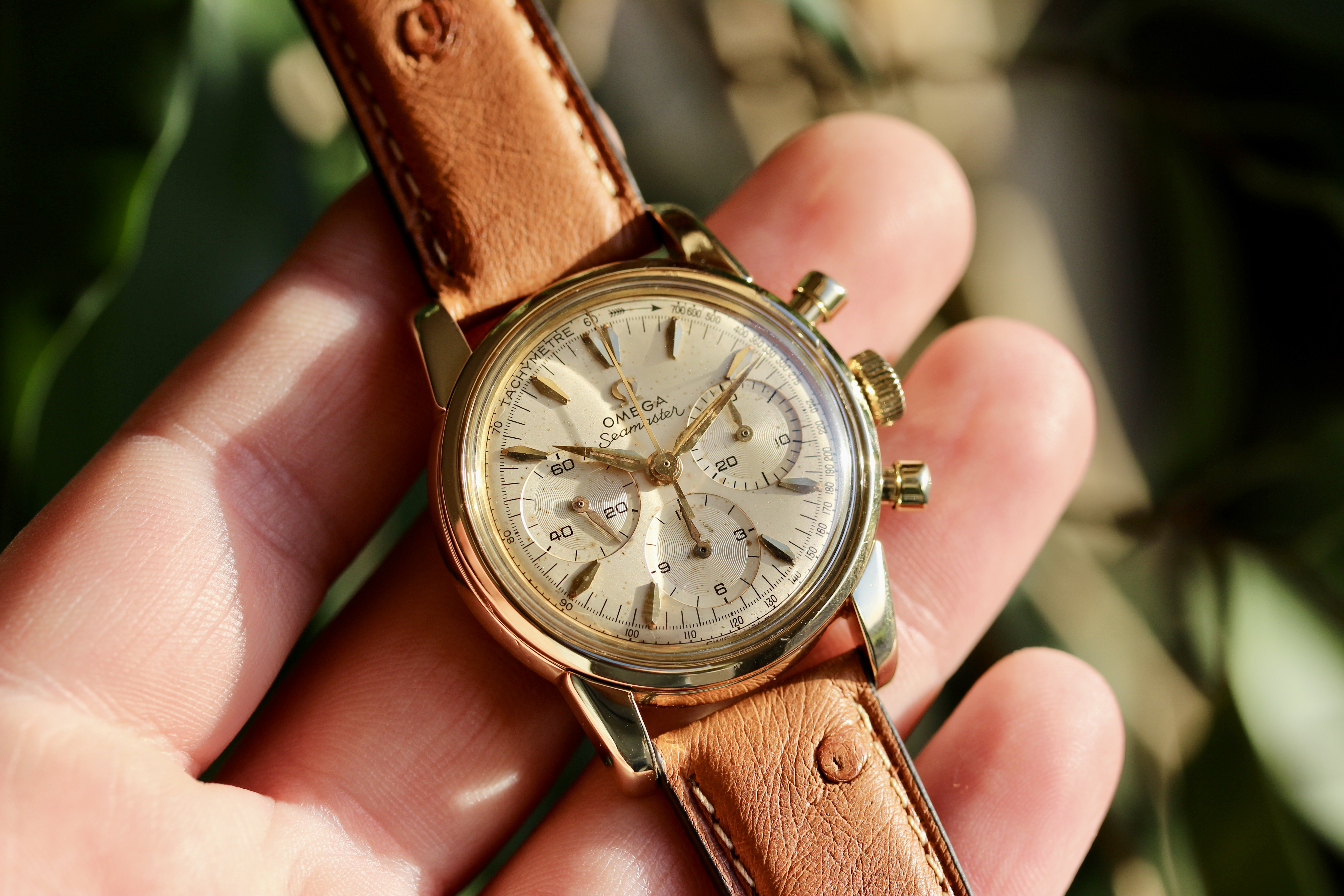 Vue de Omega Seamaster Chronographe réf KO 2907/2 cal 321