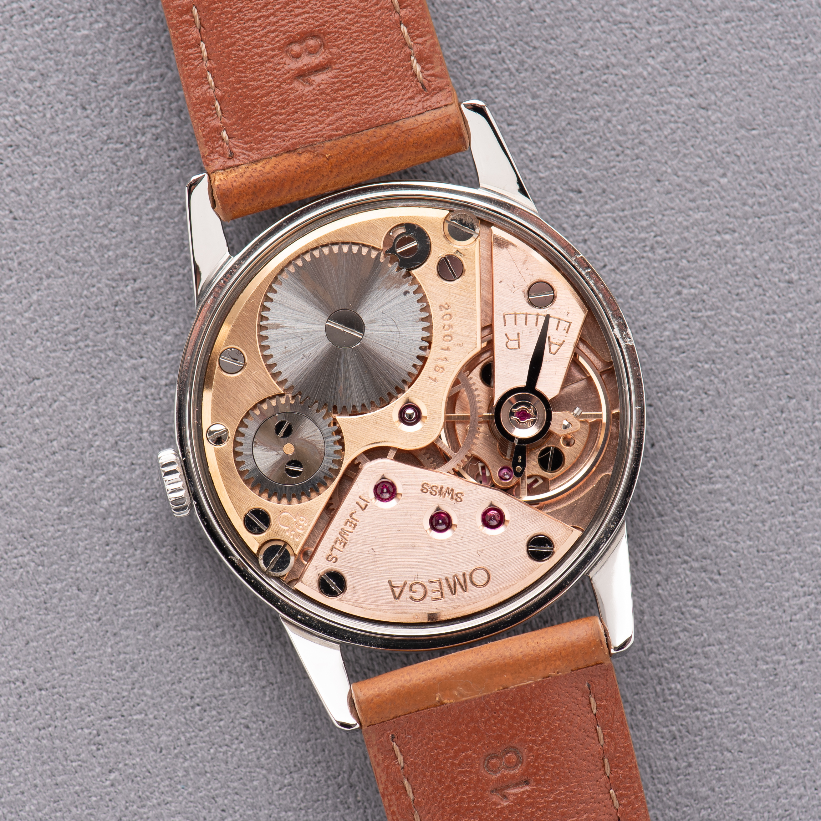 View of Omega Dress Watch Small Second Steel – Calibre 269 – Réf. 121.003 – 1963