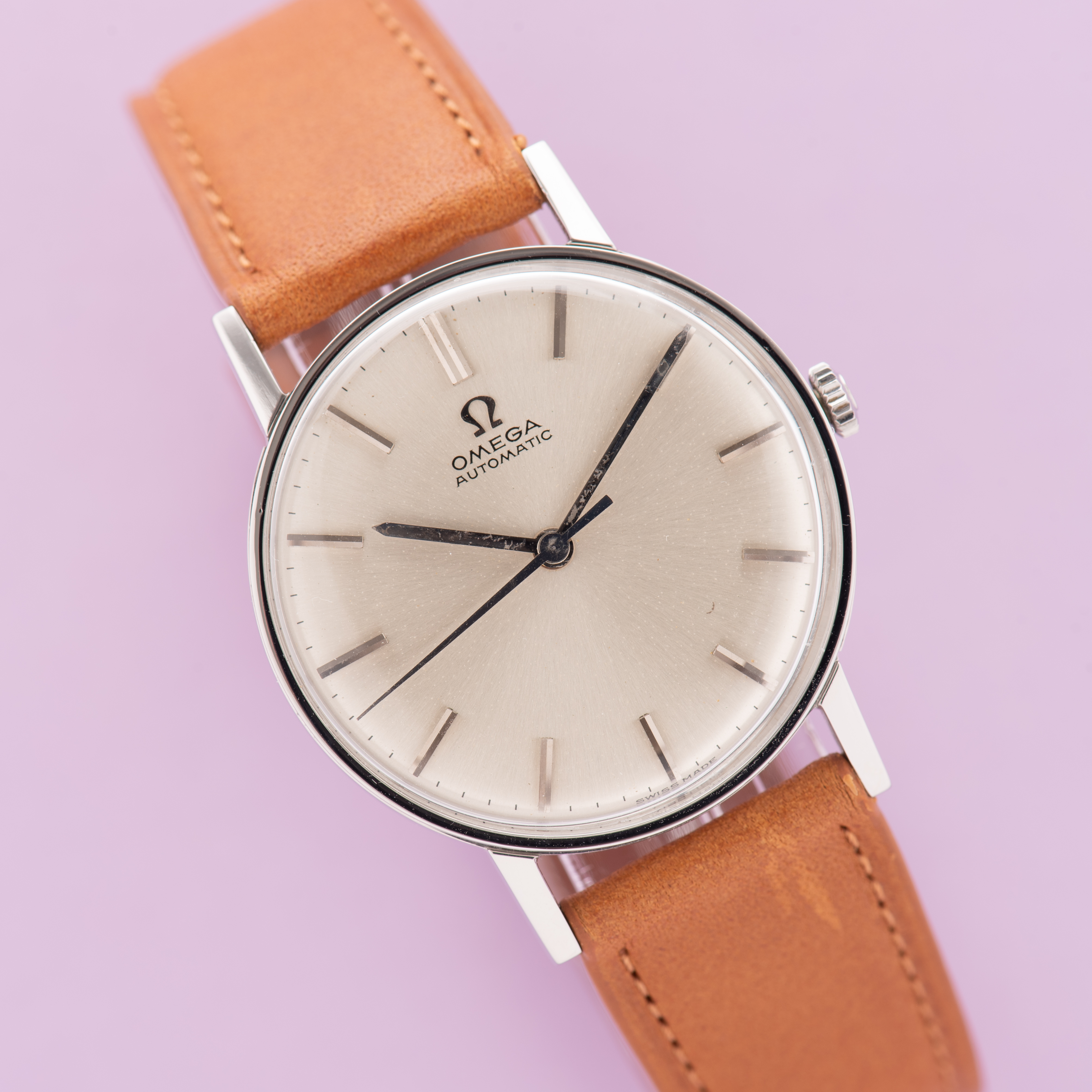 Vue de Omega Automatic Dress Watch Steel from 1963 Réf 161.002 SC