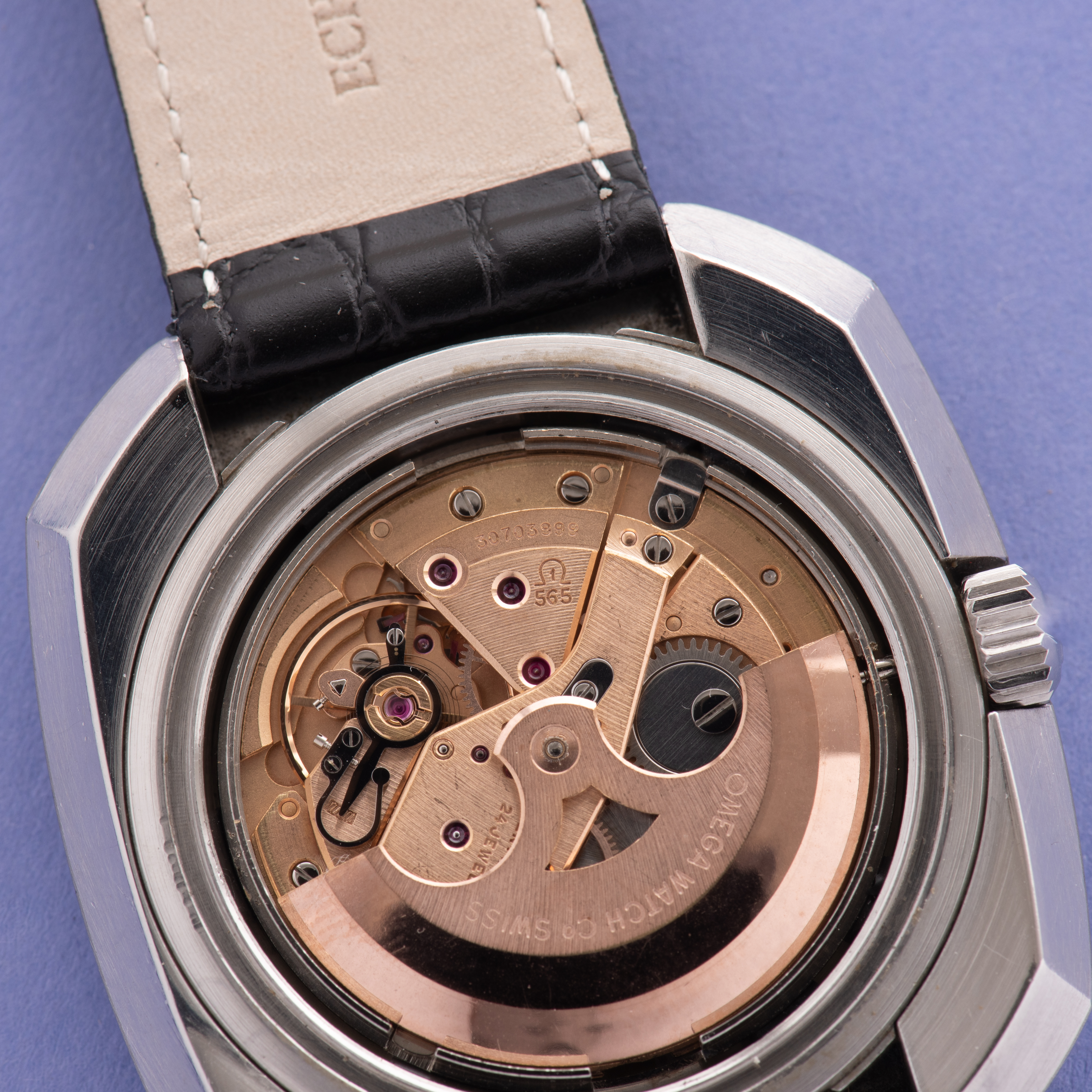 Vue de Omega Seamaster Tungsten Anakin Skywalker Automatic réf 166.078 cal 565 1969