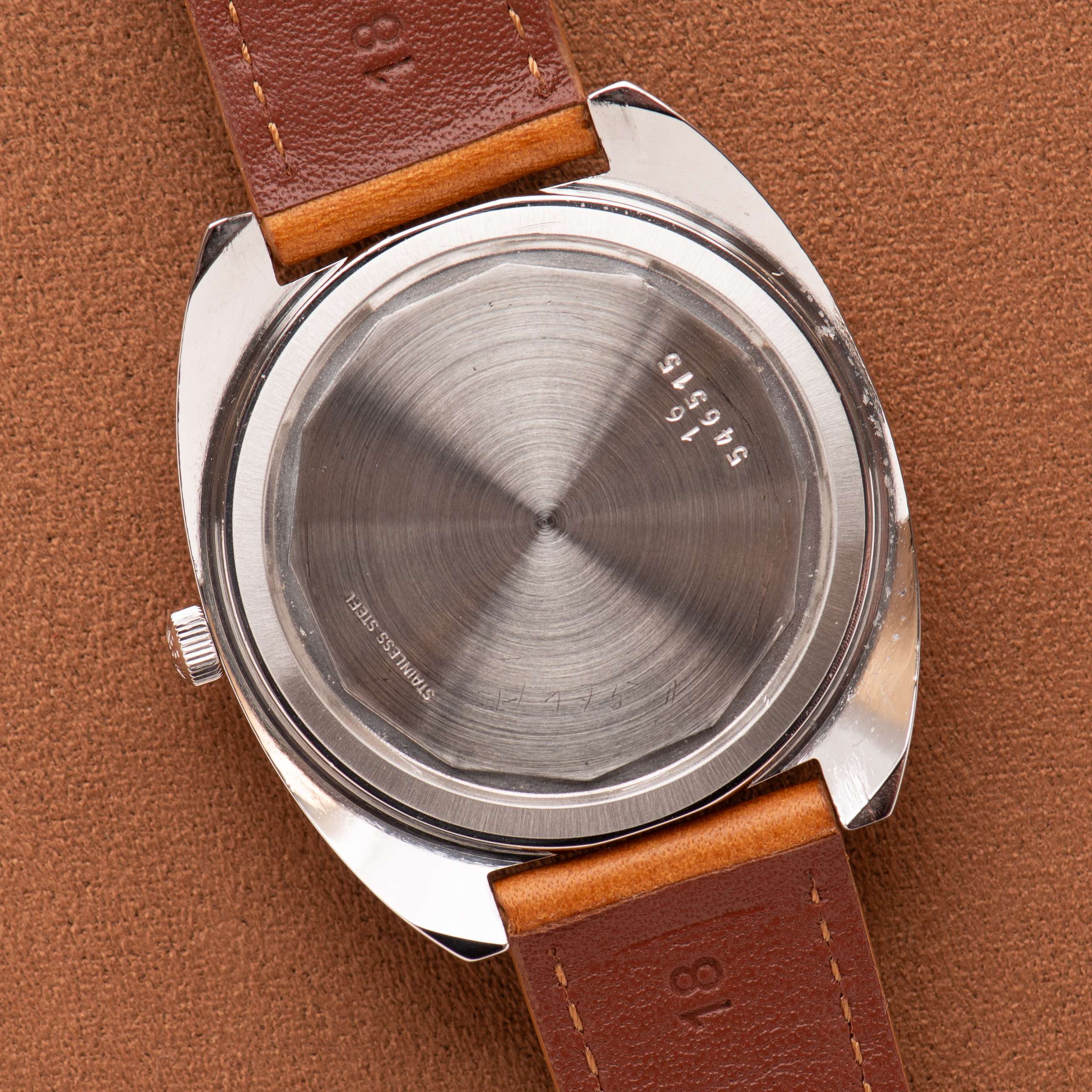 Vue de Longines Admiral HF Steel – Calibre 6952 – Réf. 2304-2 – Circa 1970-1980