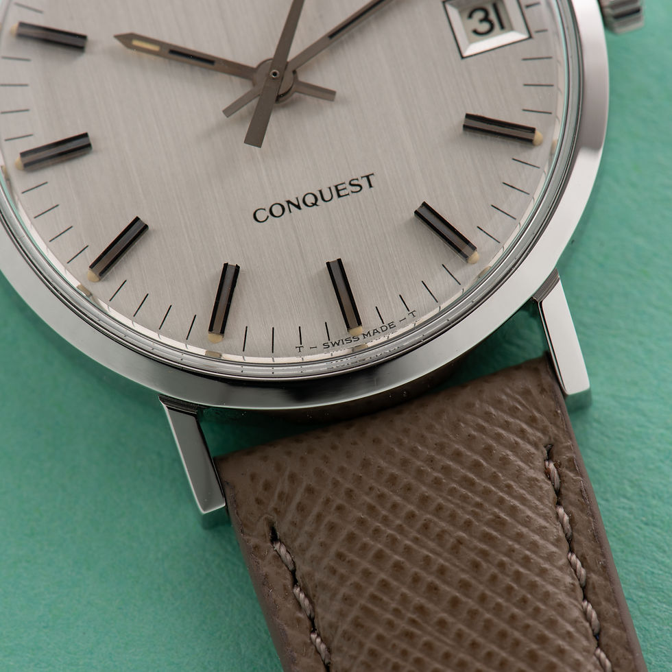 Thumbnail: Longines Conquest mécanique réf 1505 1 cal 6952