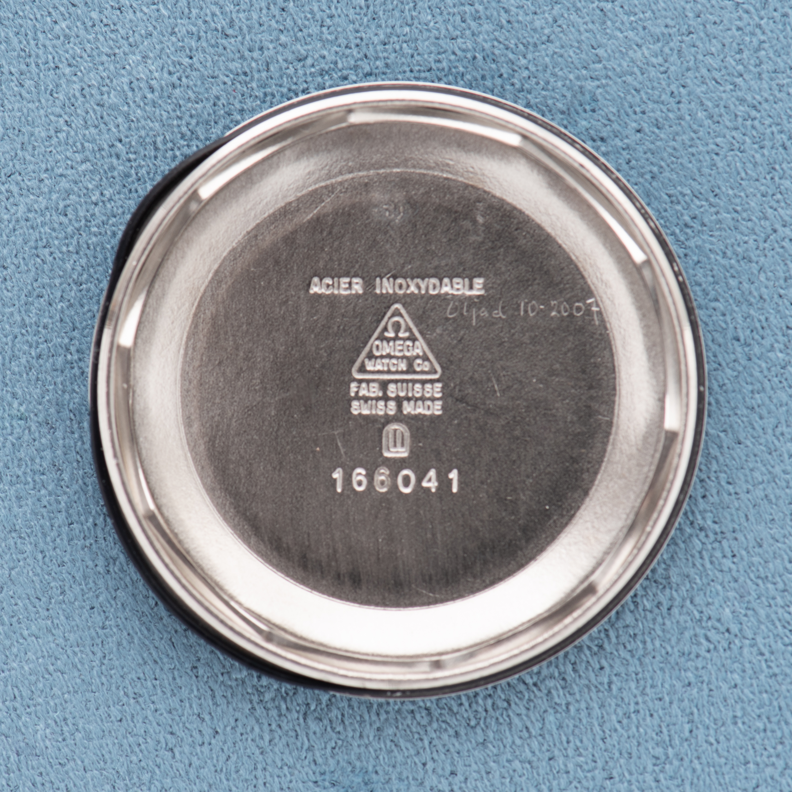 Vue de Omega Genève Automatic Blue dial "Ultraman" from 1969 Cal 565 Ref 166.041
