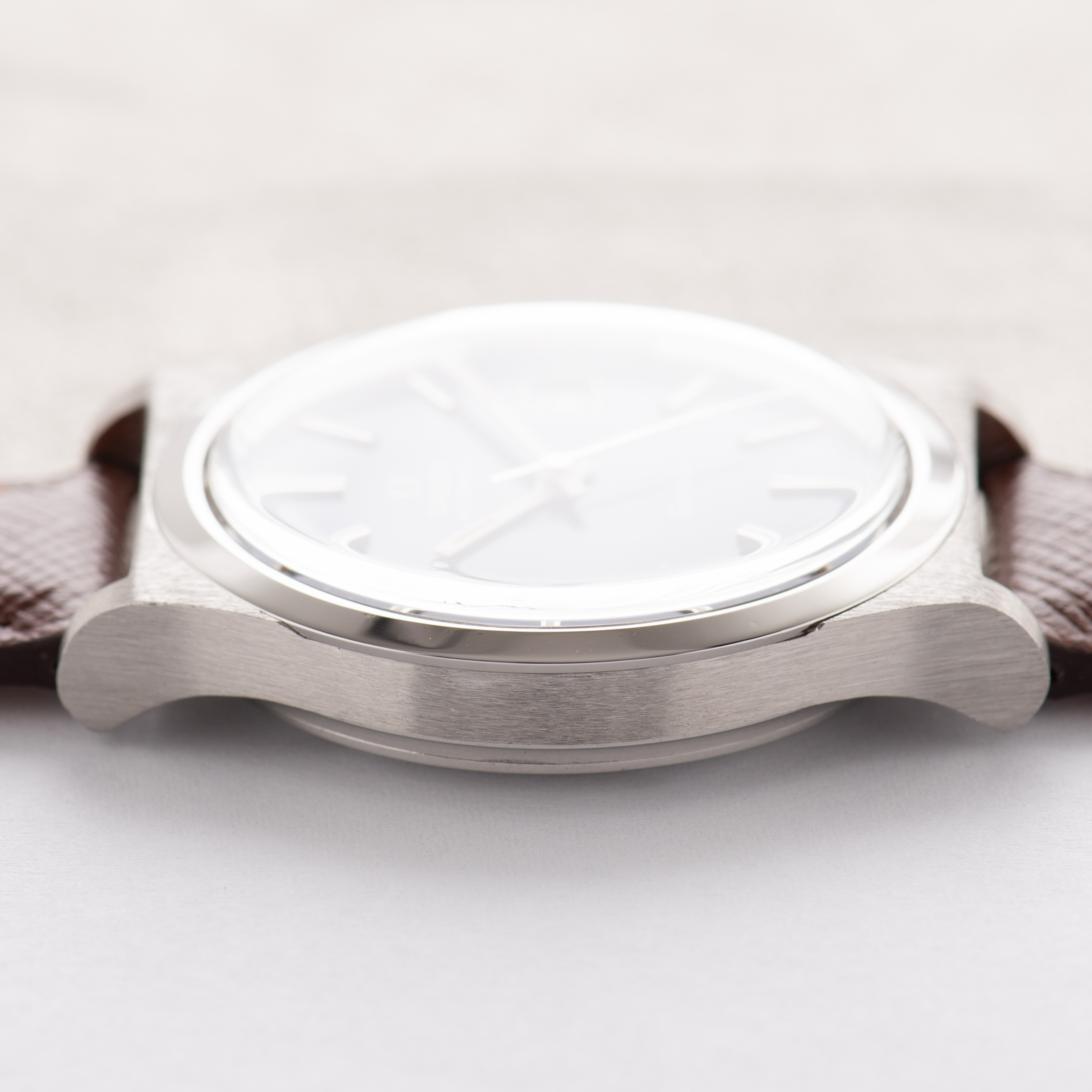 View of Omega Genève Automatic Date Blue Dial Ref 166.0169 from 1973