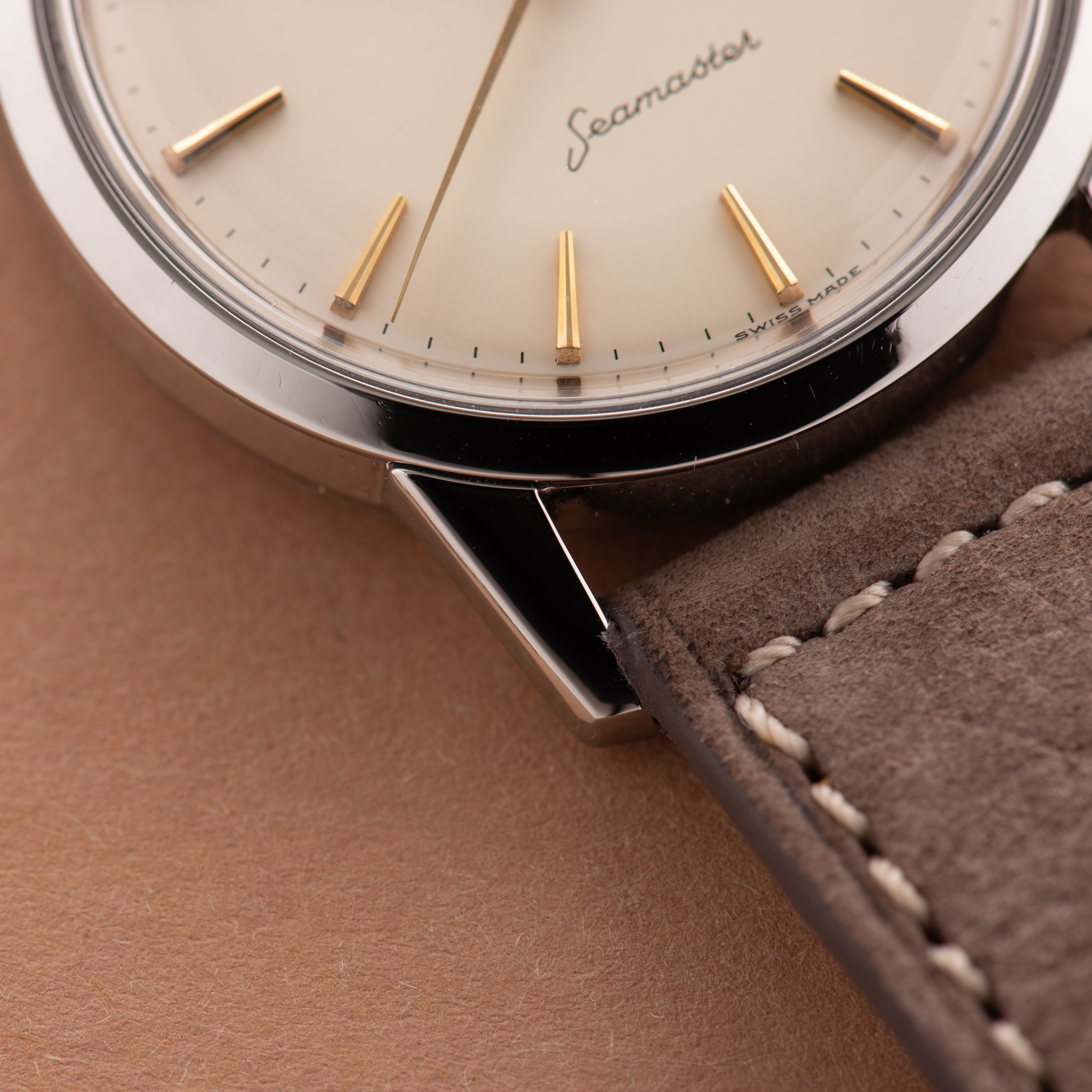 Zicht op Omega Automatic Seamaster ref 14700 1 SC cal 552 uit 1959
