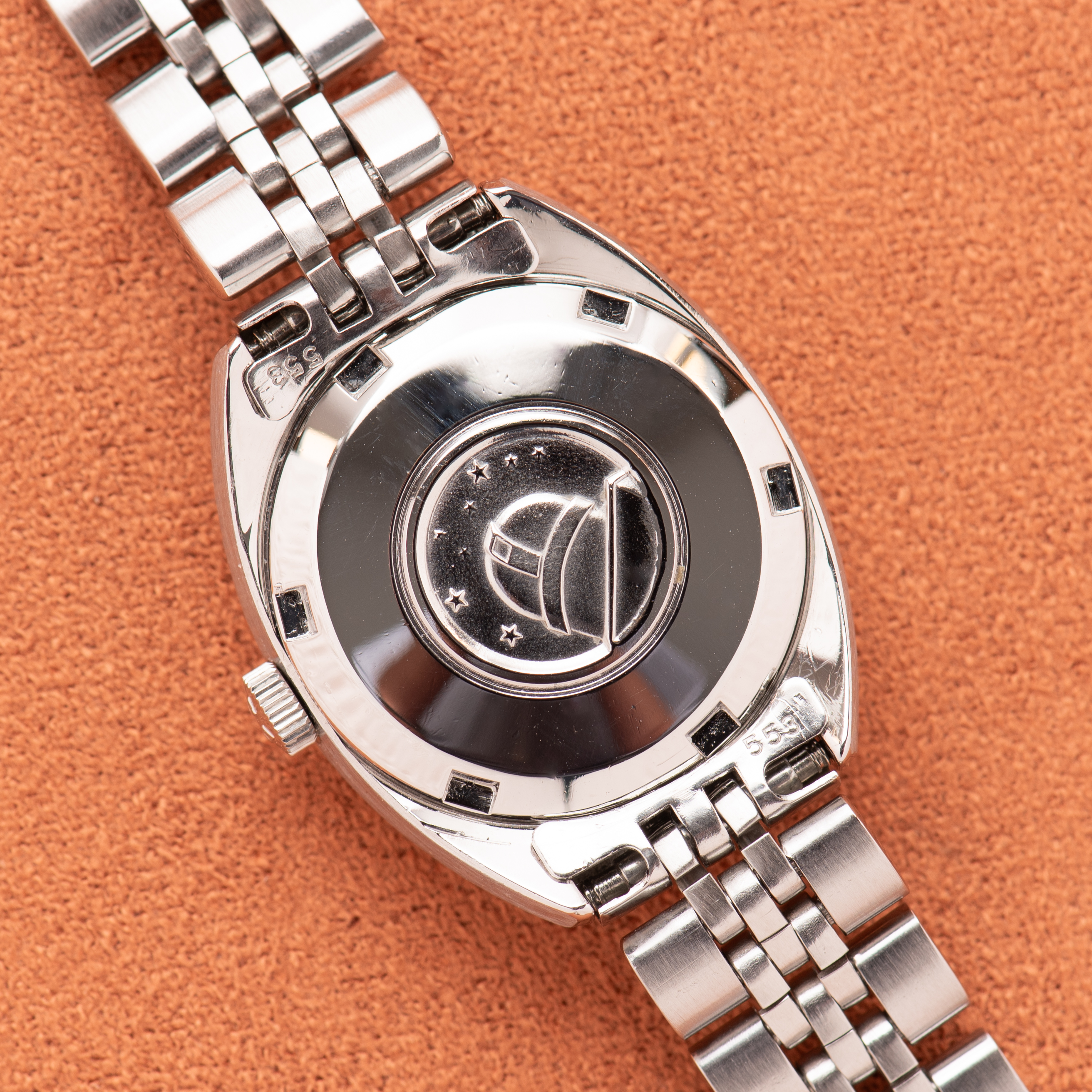 Vue de Omega Automatic Chronometer Constellation Linen Dial Steel/White GoldRéf 567.011