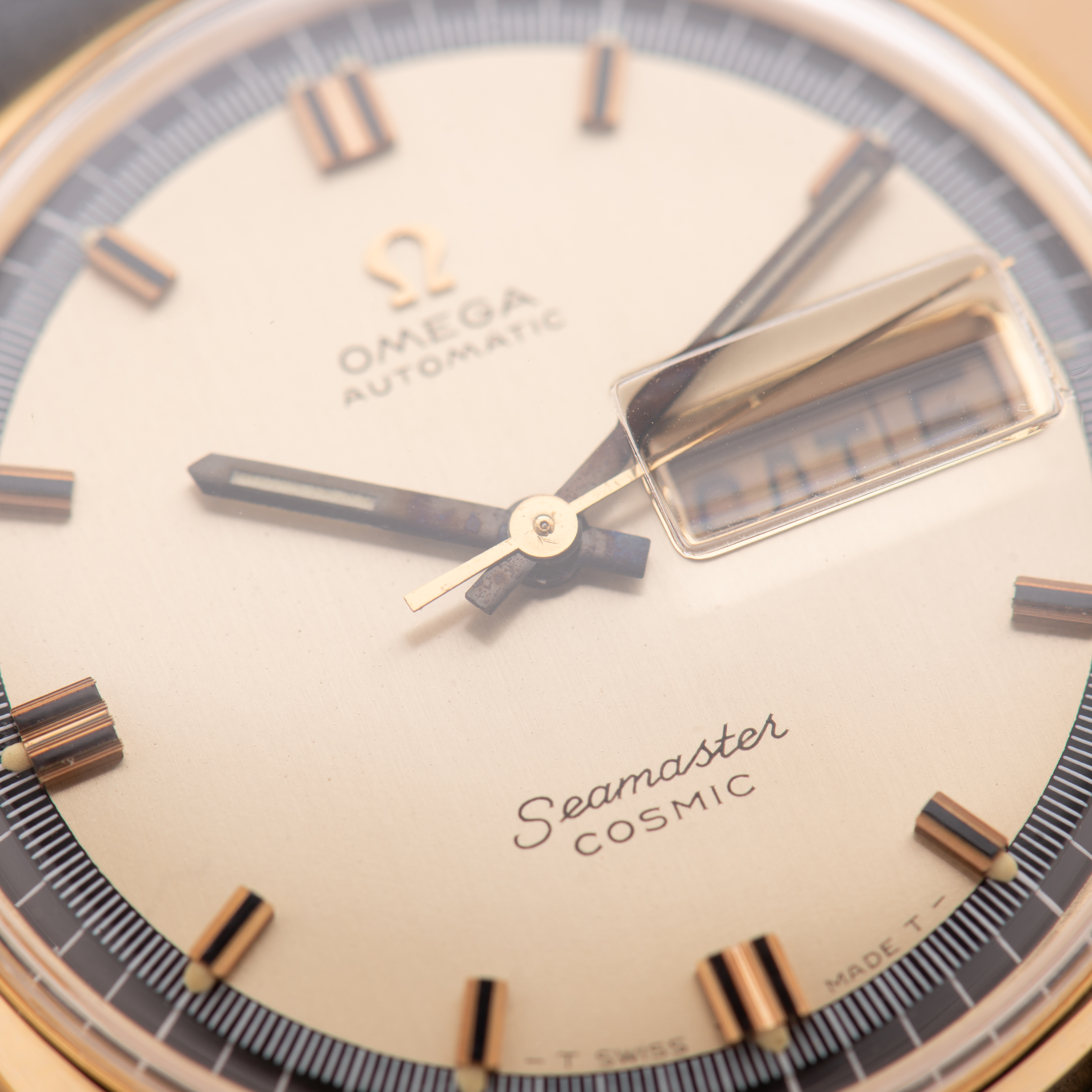 View of Omega Automatic Seamaster Cosmic ref 166.036 cal 752 from 1969