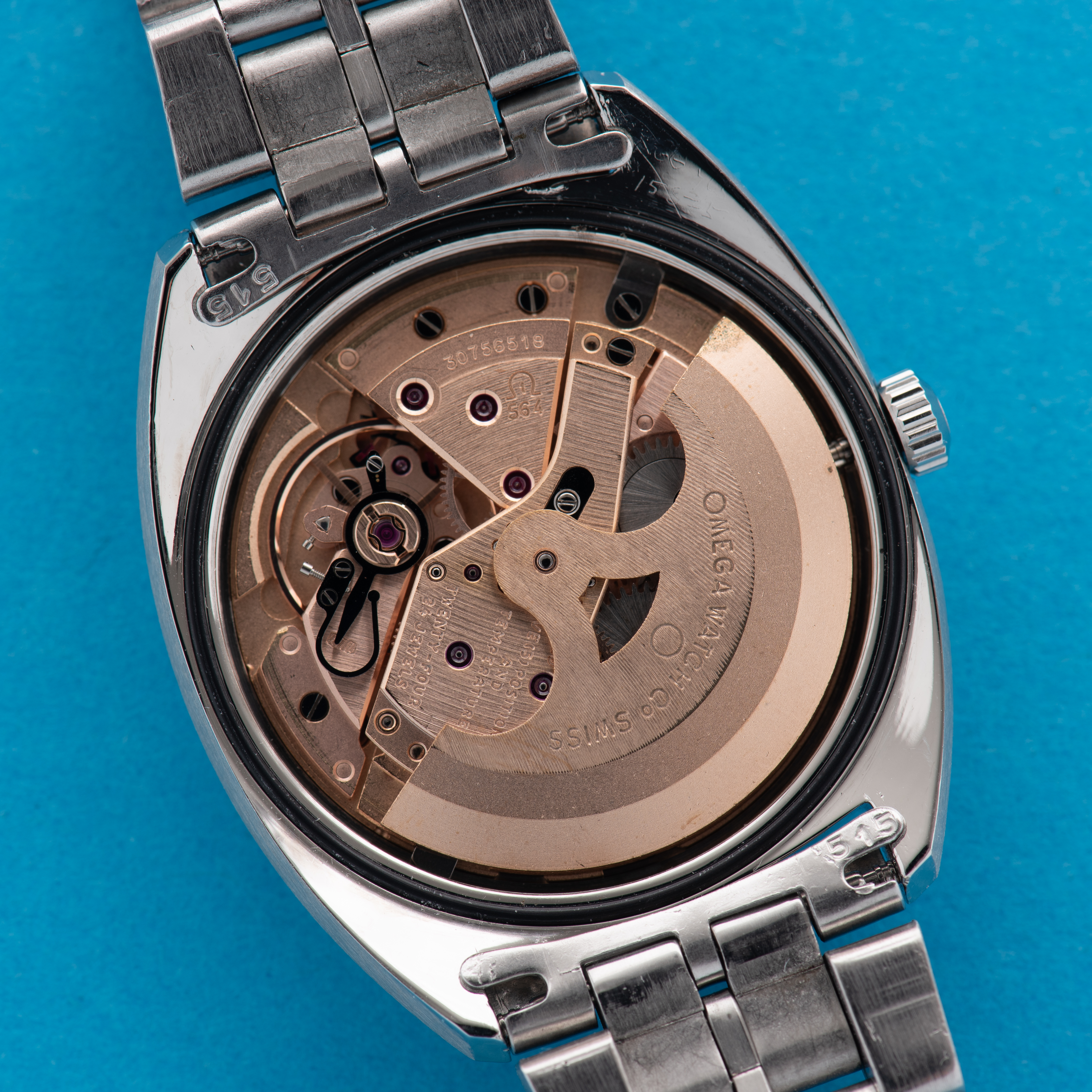 Vue de Omega Automatic Chronometer Constellation "Linen dial" Réf 168.017 from 1969