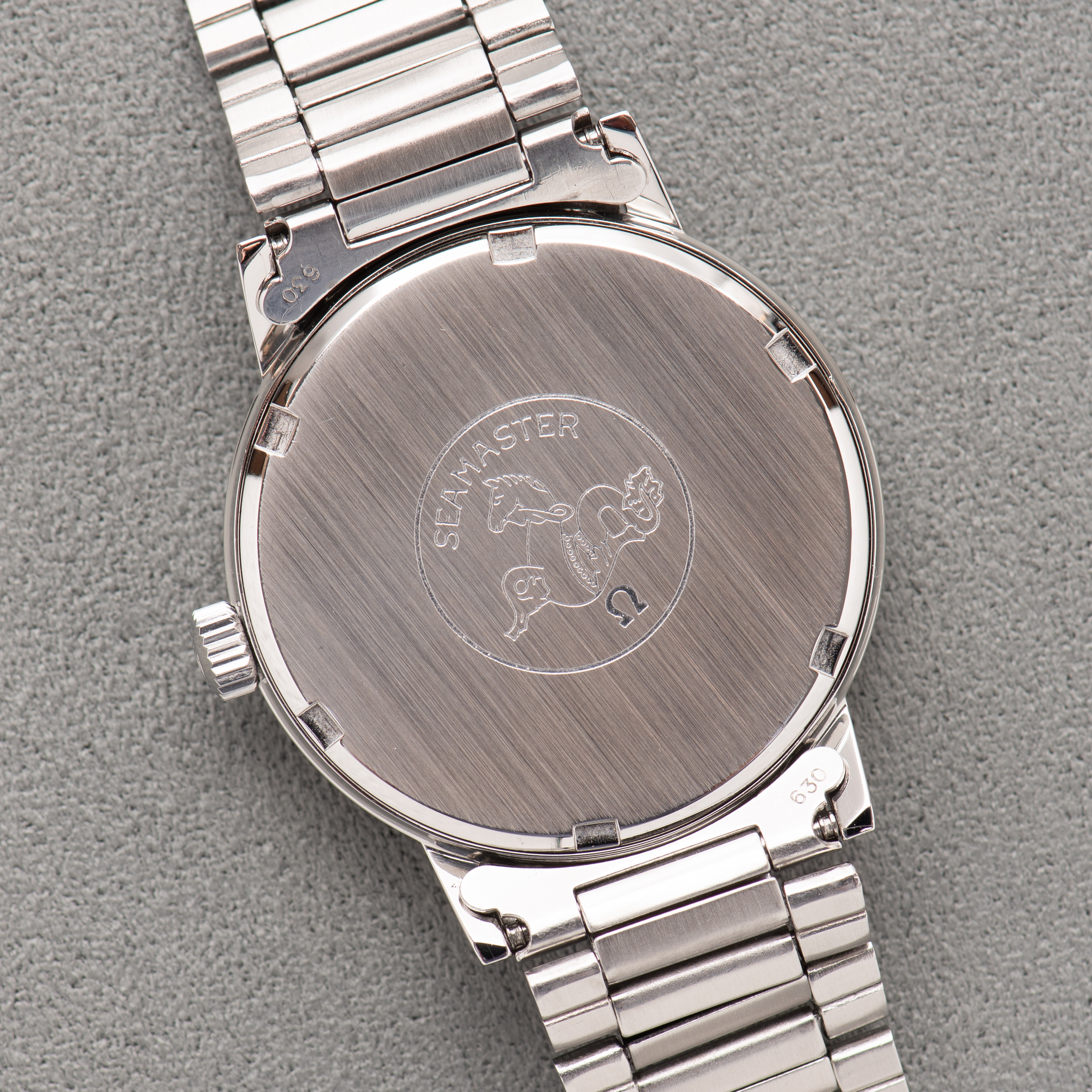 View of Omega Seamaster 600 Date Steel Full Original Date Ref 136.011 from 1966