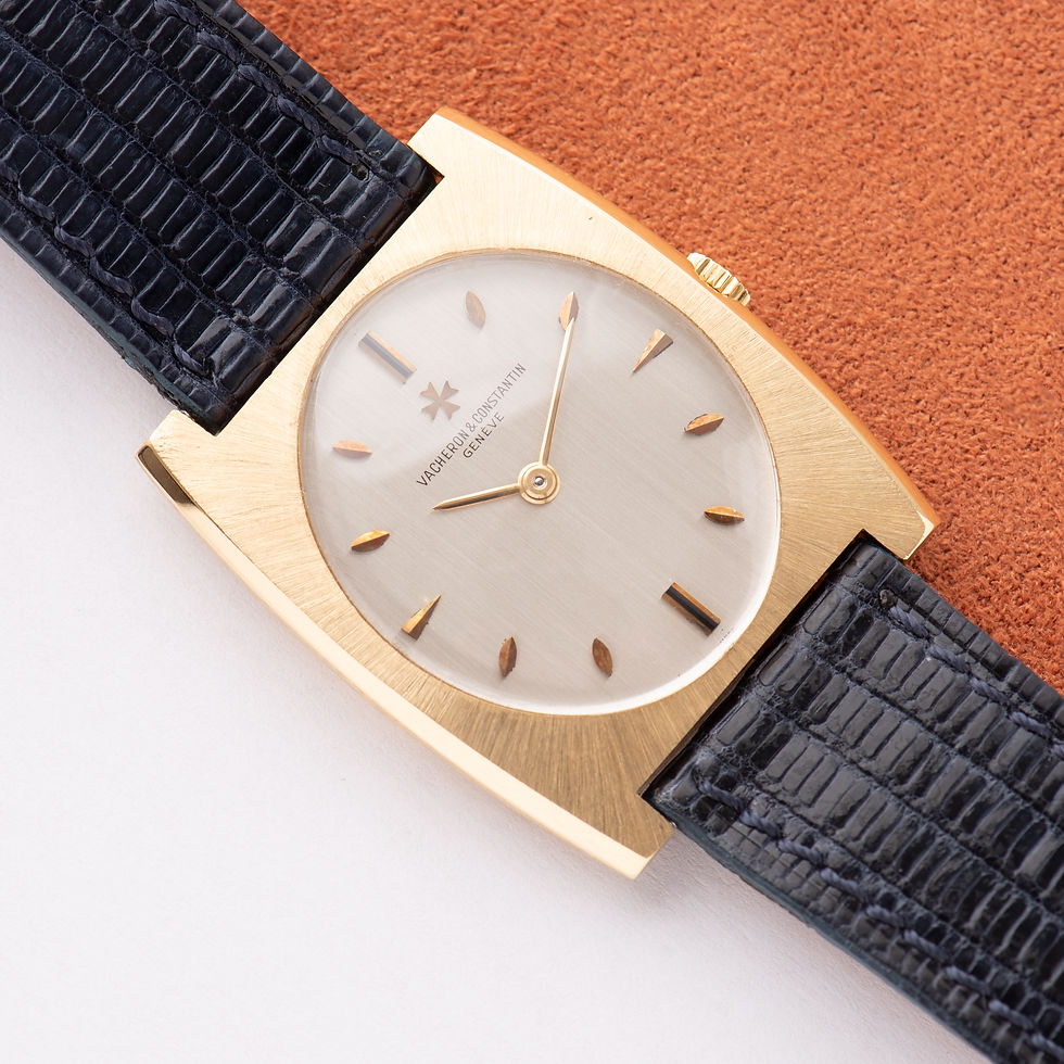 Thumbnail: Vacheron Constantin Genève Tonneau Gold 18k Réf 7460 from 60'